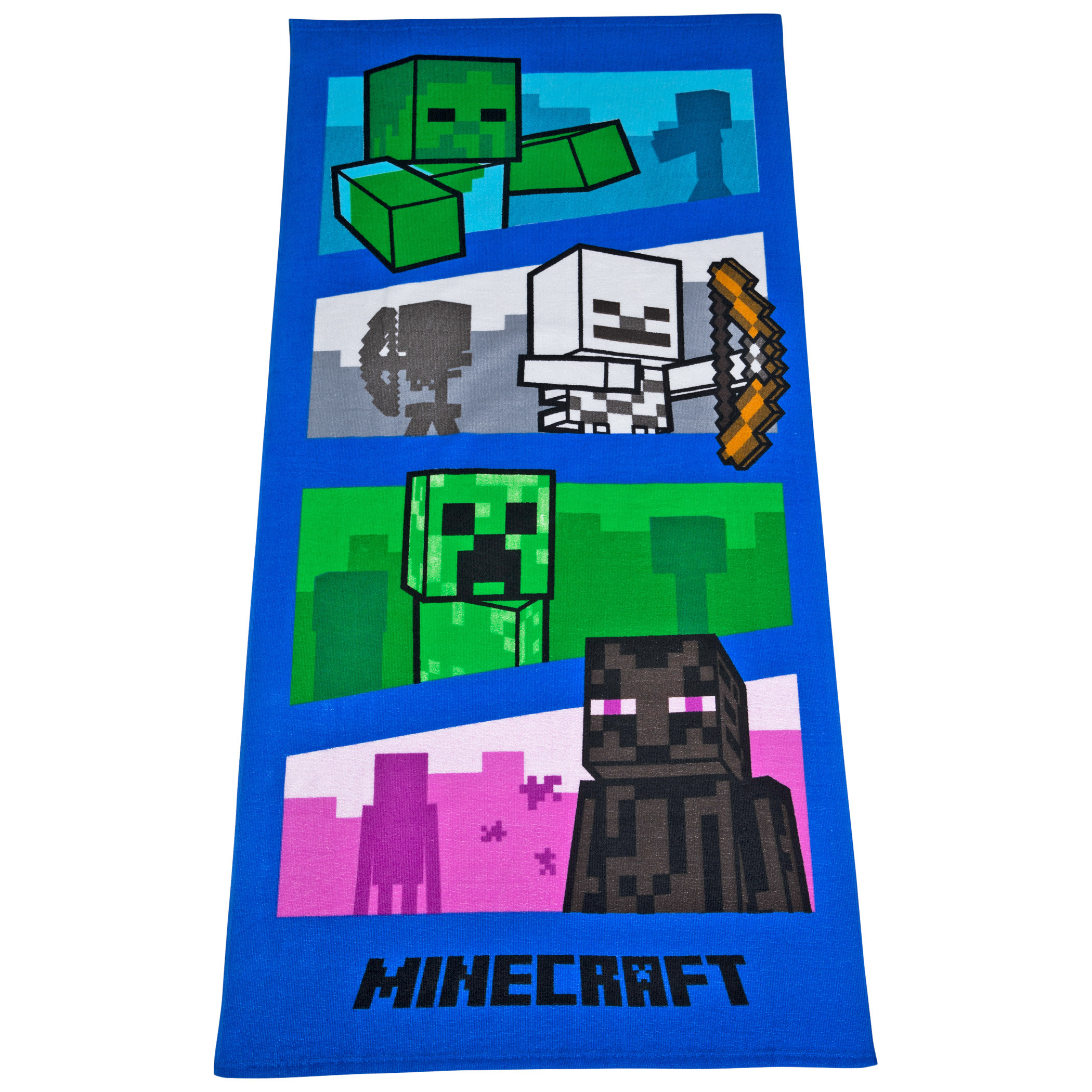 Minecraft Microfiber 27x54' Beach Towel, Green