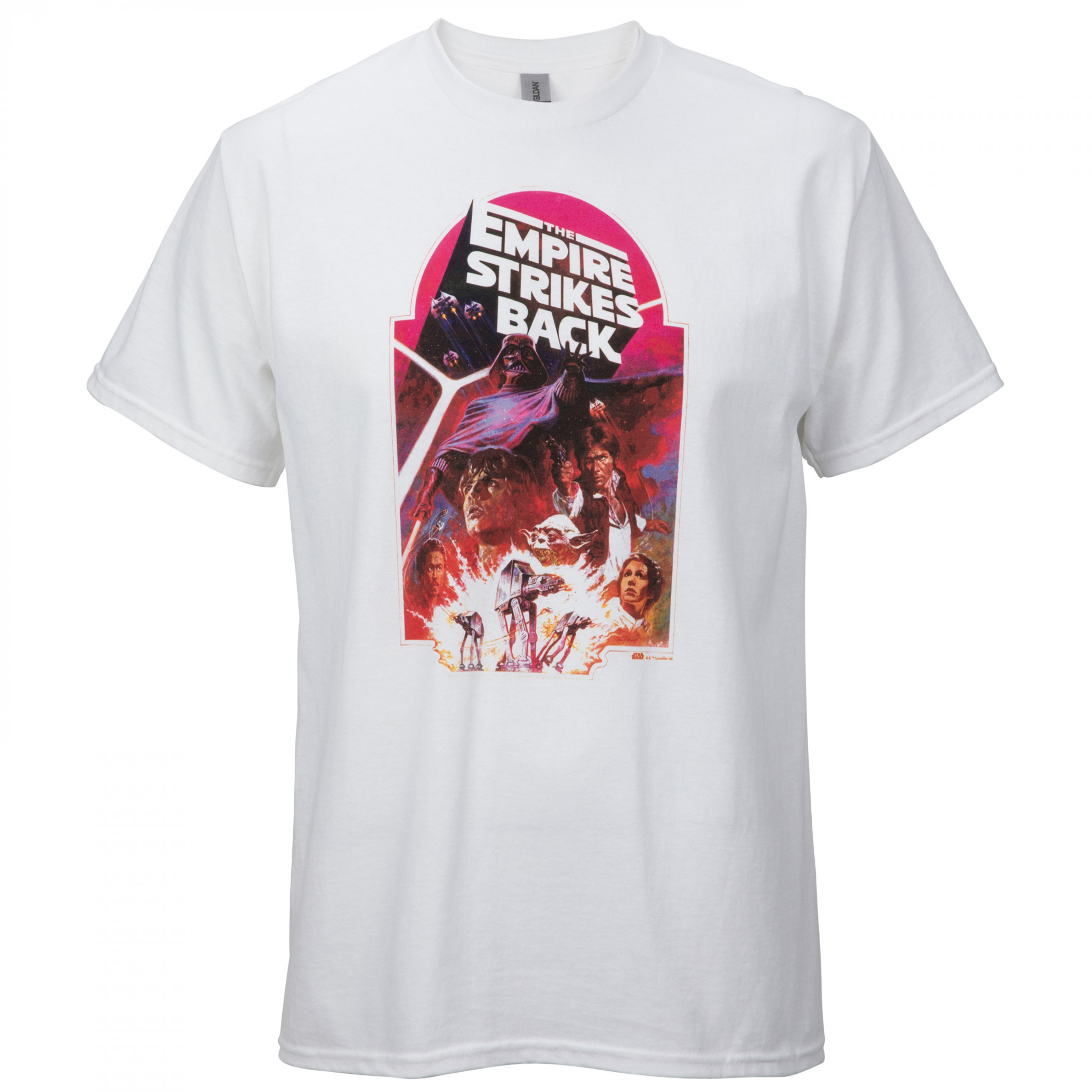Star Wars The Empire Strikes Back Tom Jung One Sheet Poster T-Shirt, Beige