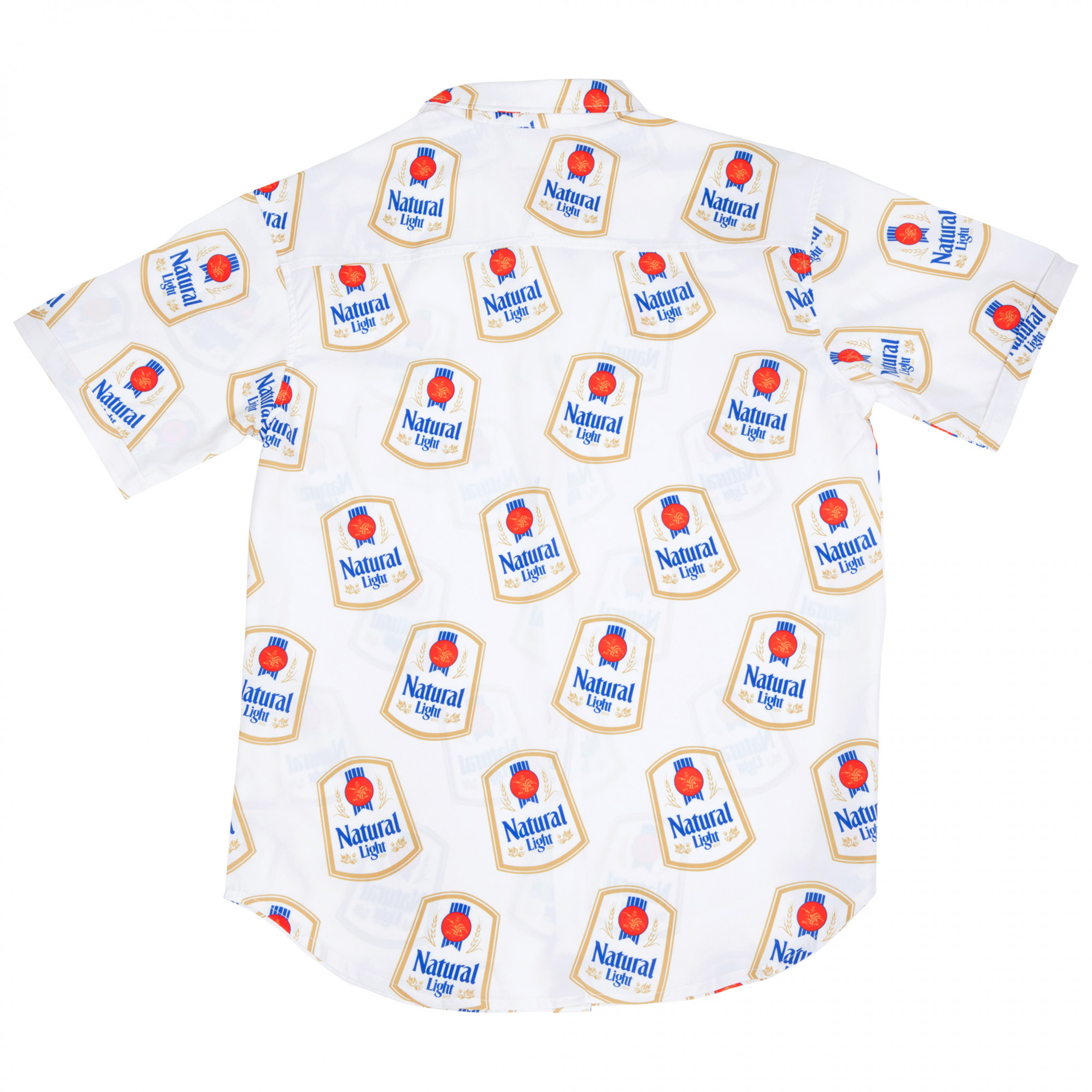 Natural Light Vintage Logo All Over Print Hawaiian Shirt