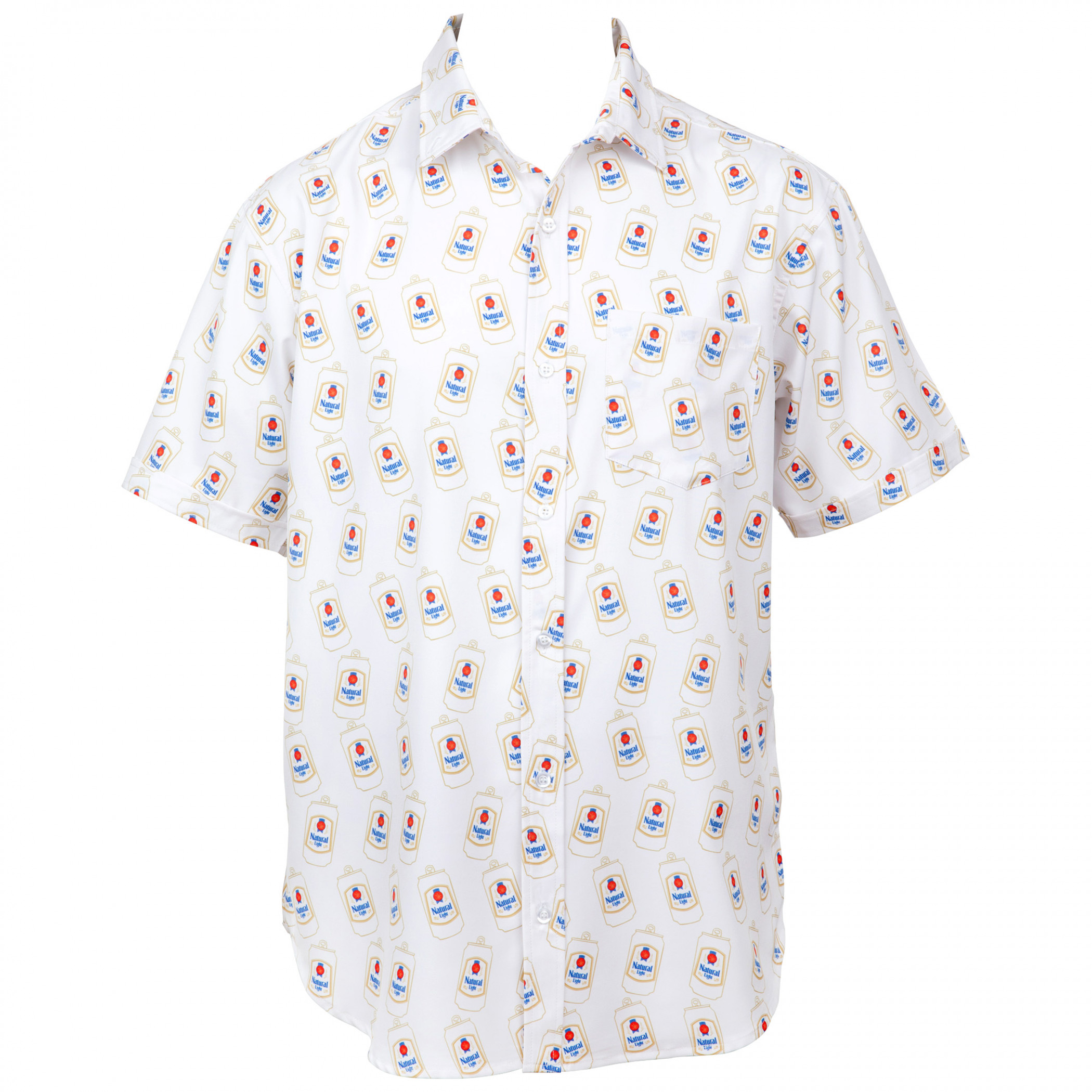 Natural Light 1977 Vintage Can All Over Print Hawaiian Shirt