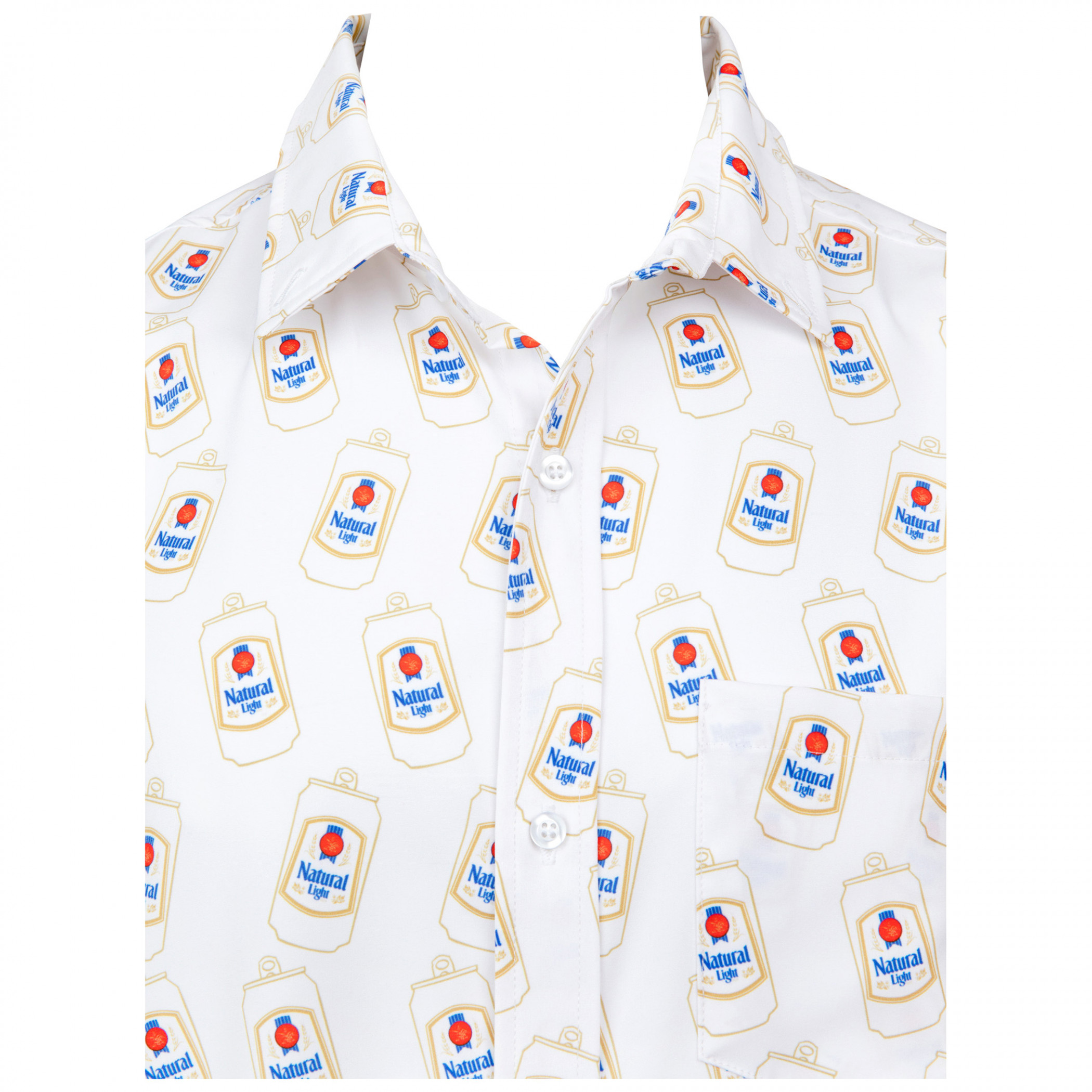 Natural Light 1977 Vintage Can All Over Print Hawaiian Shirt