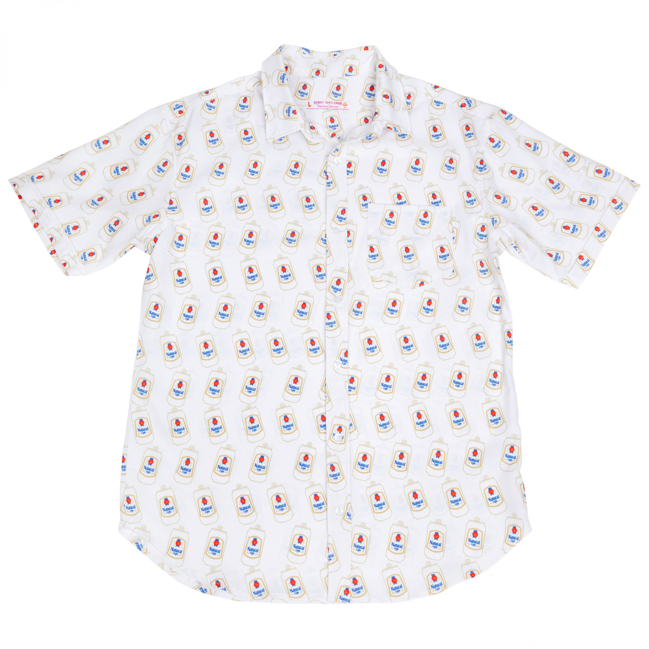 Natural Light 1977 Vintage Can All Over Print Hawaiian Shirt