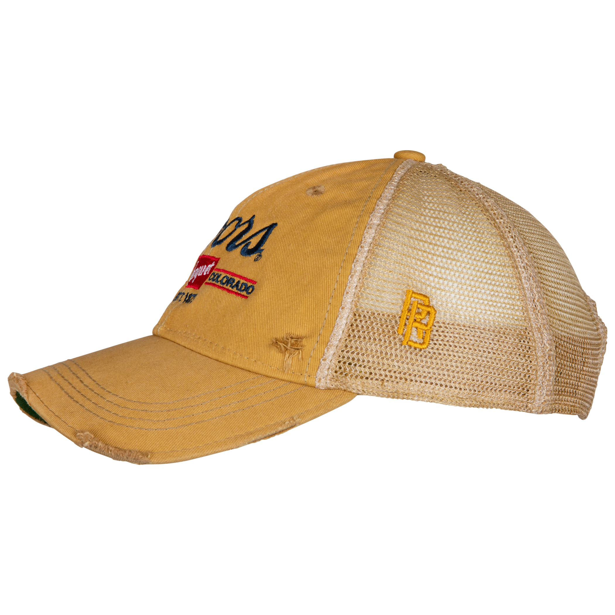 Coors Banquet Logo Patch Distressed Tea-Stained Adjustable Hat | Brew ...