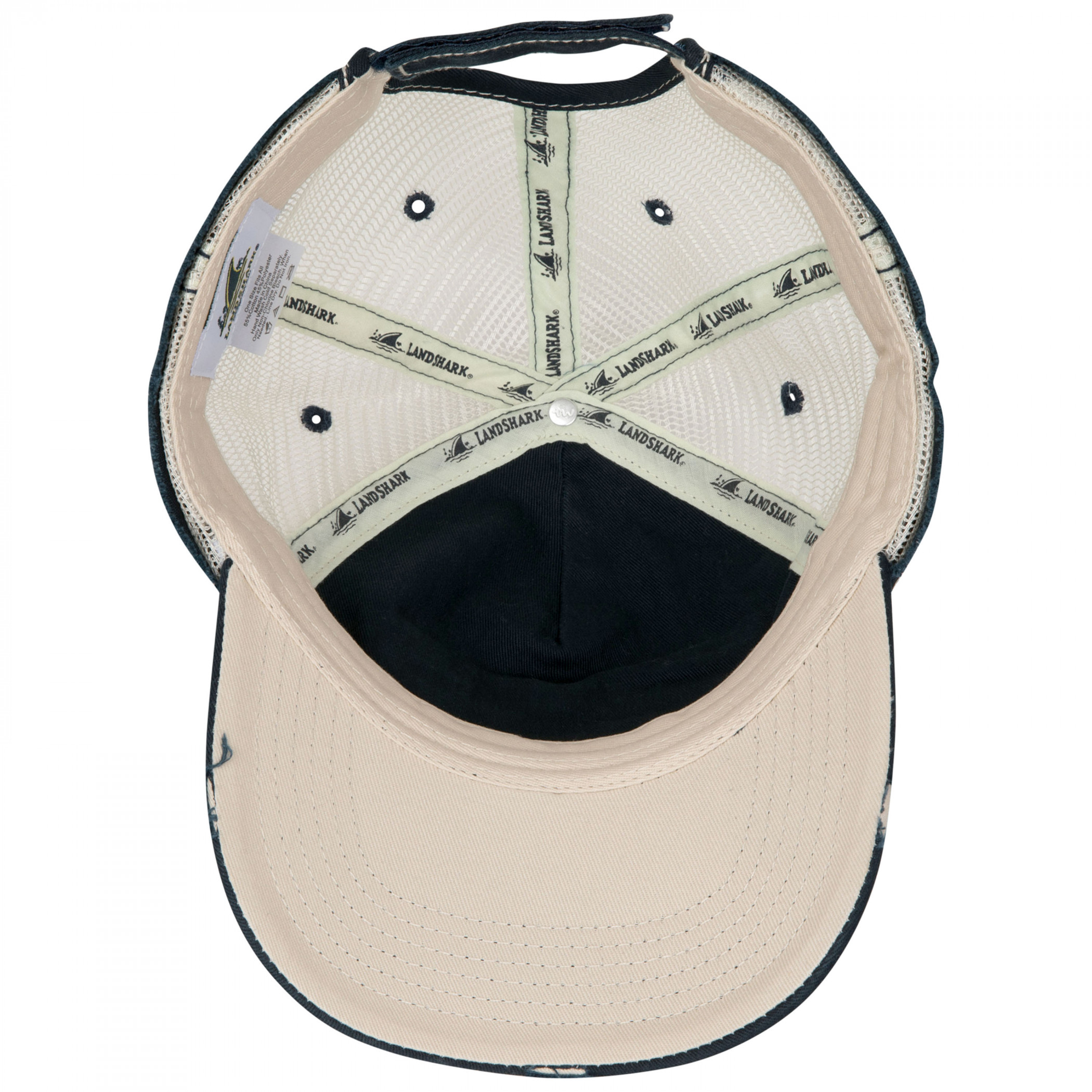 Landshark Lager Logo Distressed Adjustable Hat