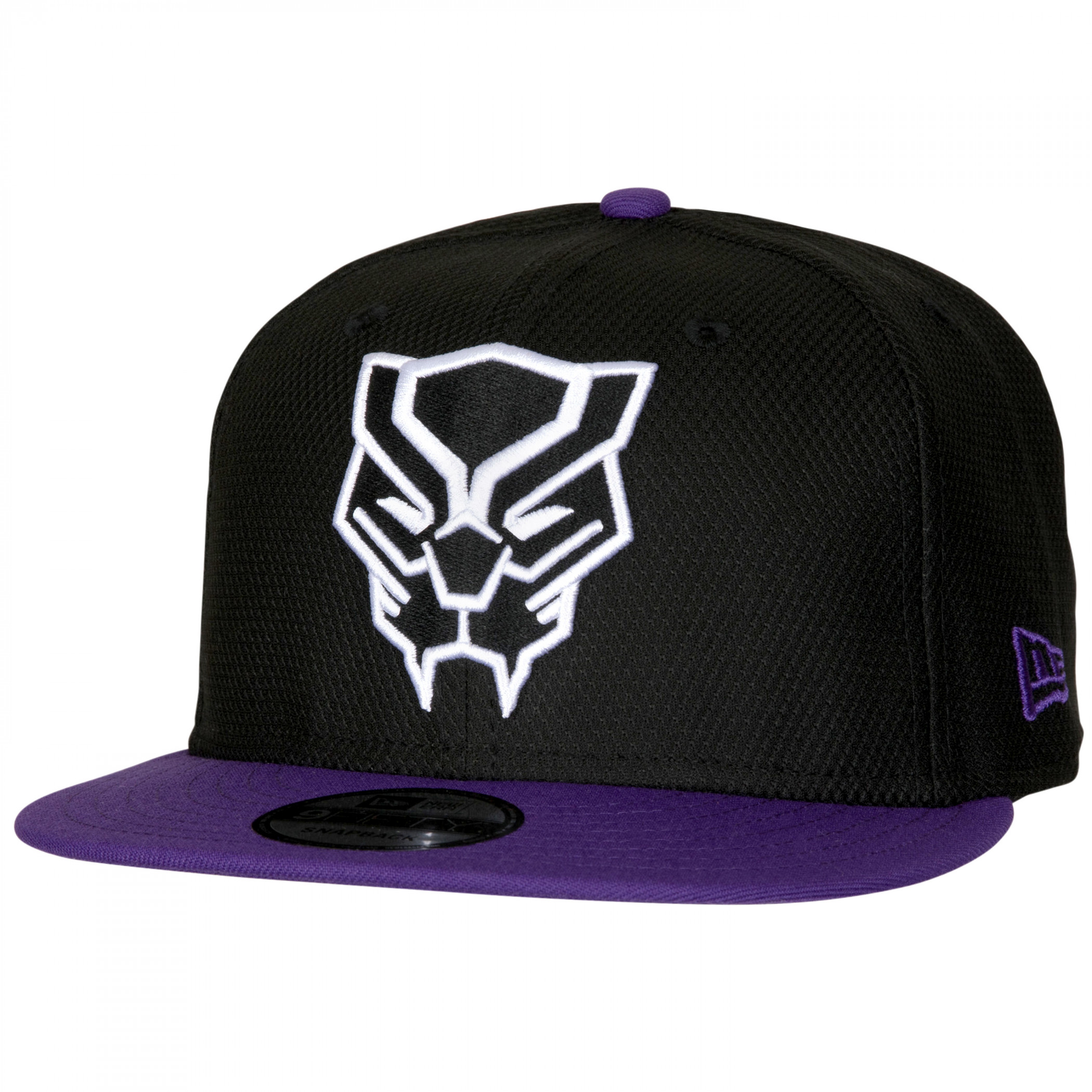 Black Panther Purple and Black New Era 9Fifty Adjustable Hat, Purple