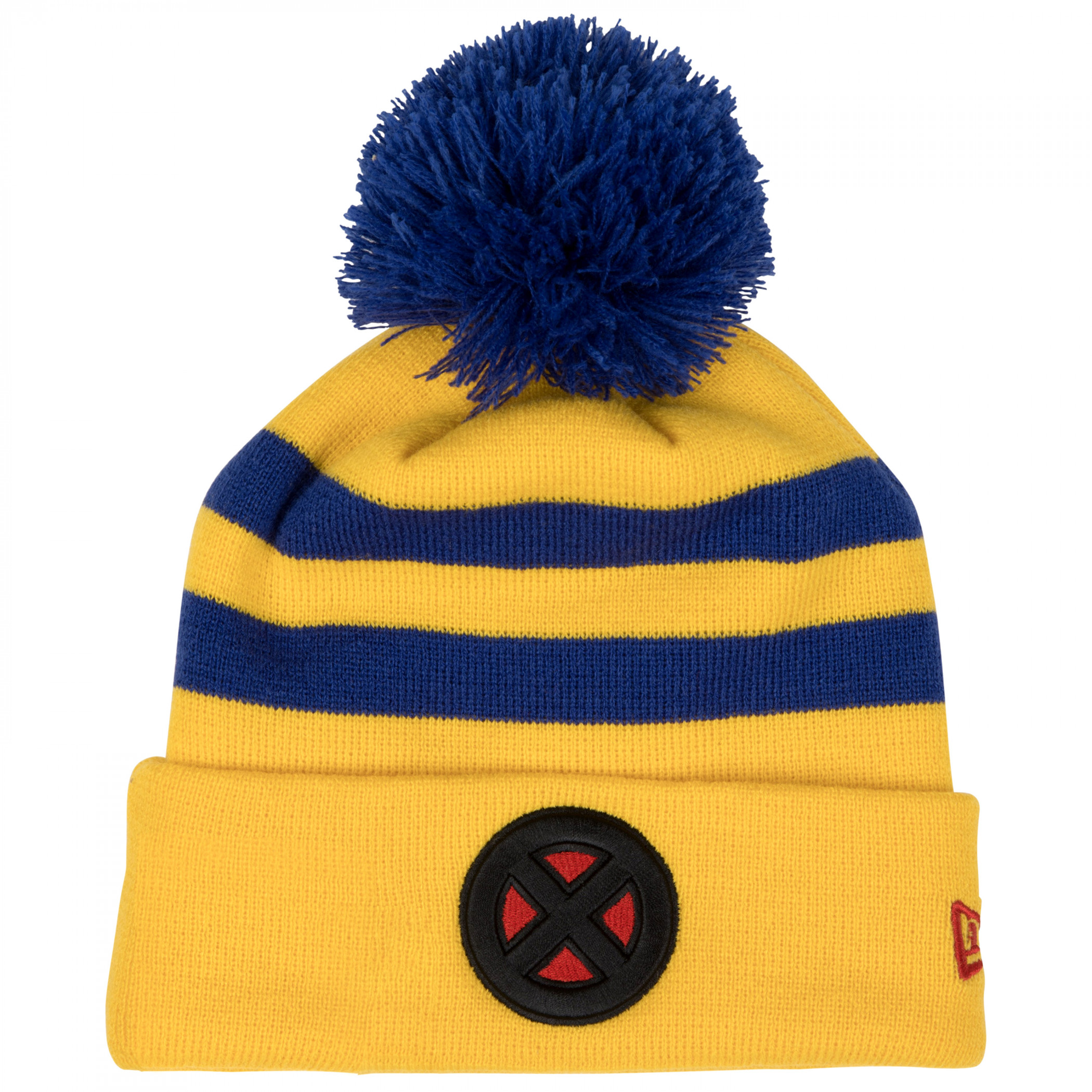X-Men Wolverine Colorway New Era Knit Pom Beanie, Yellow