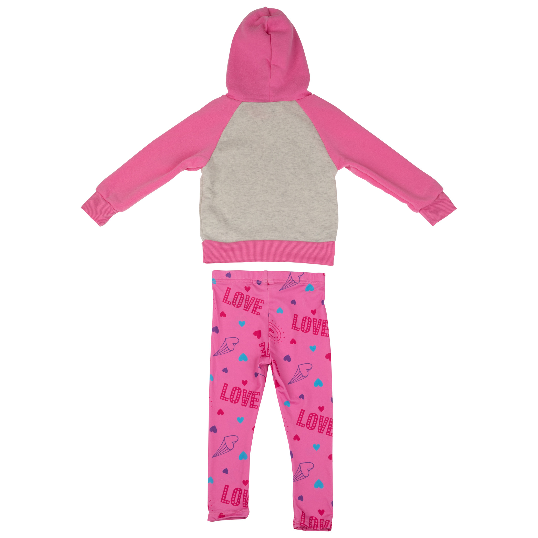 Trolls Poppy and Branch Toddler 2-Piece Fleece Jacket Set Pink - Picture 4 of 8