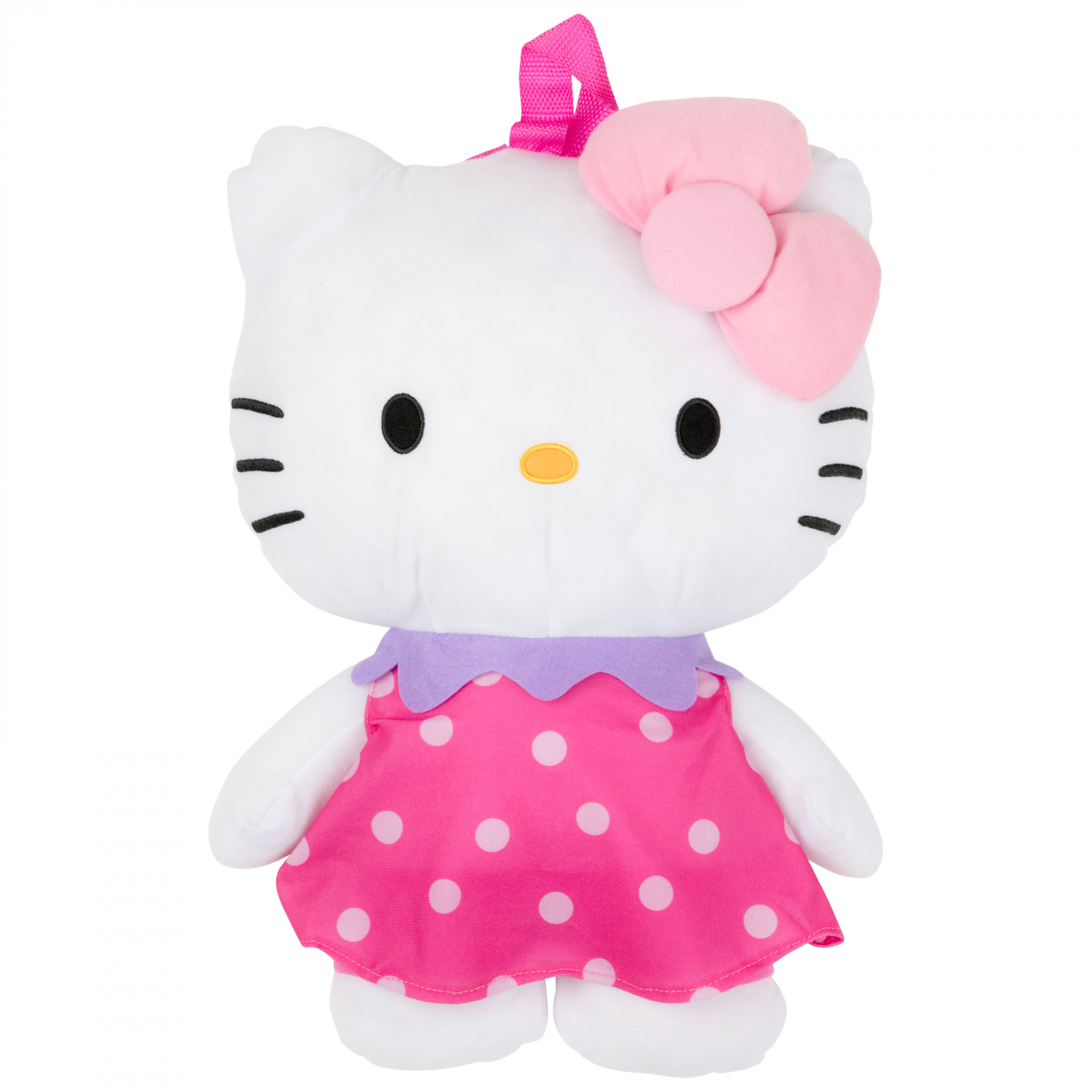 Hello Kitty Strawberry 16' Plush Backpack, Multi-Color