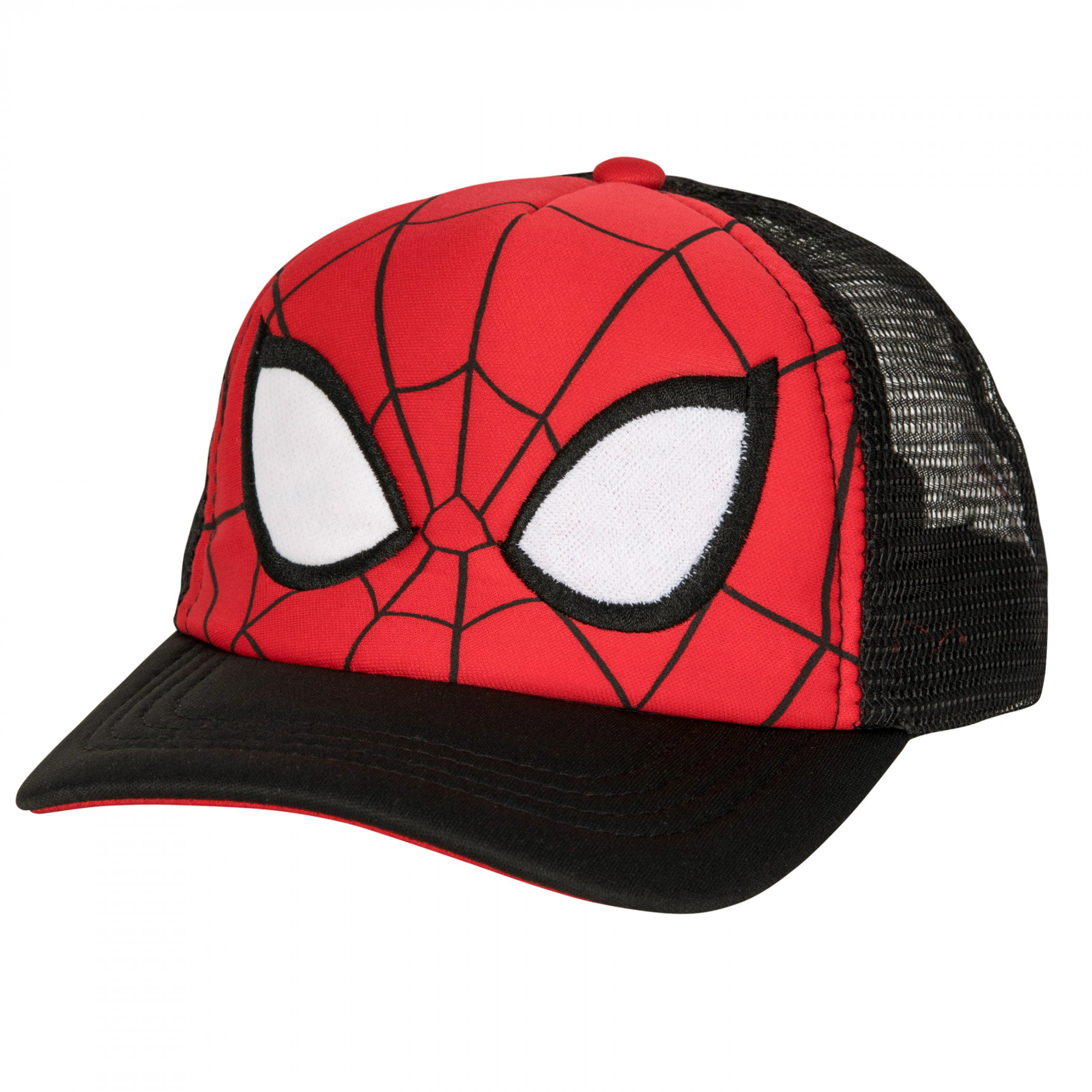 Spider-Man Glowing Eyes Embroidered Hat, Red