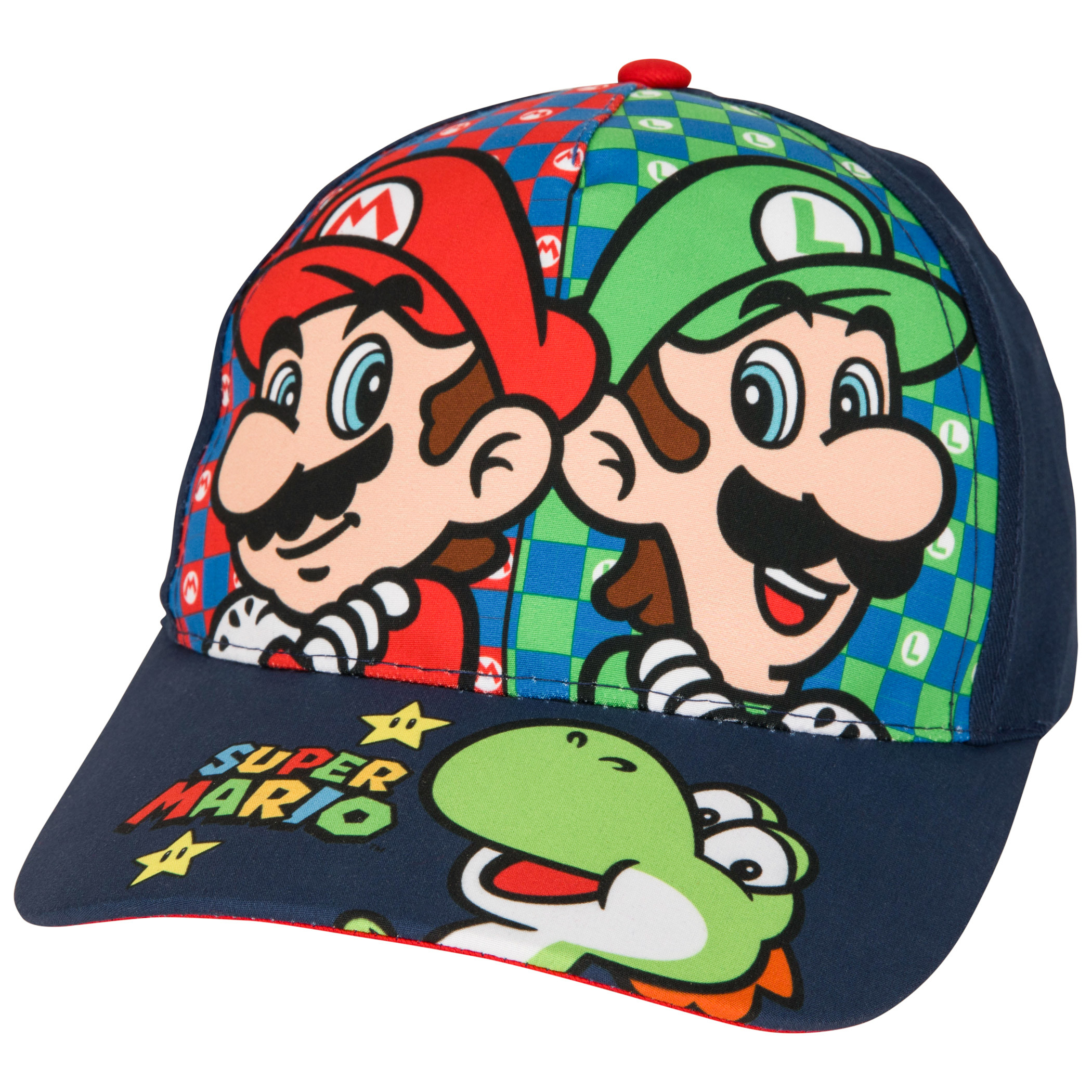 Super Mario Bros. Back to Back Kid's Baseball Hat, Multi-Color