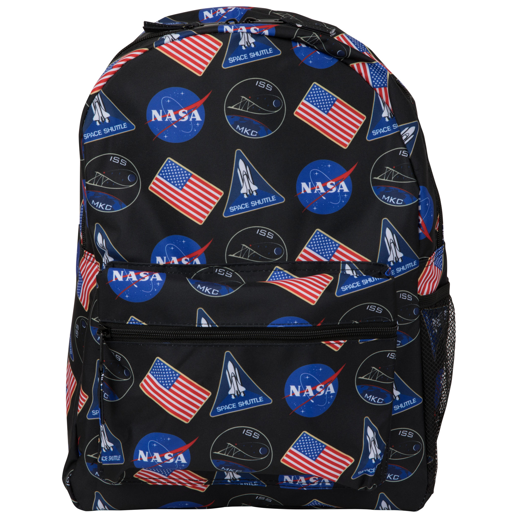 Nasa American Flag All Over Print Backpack