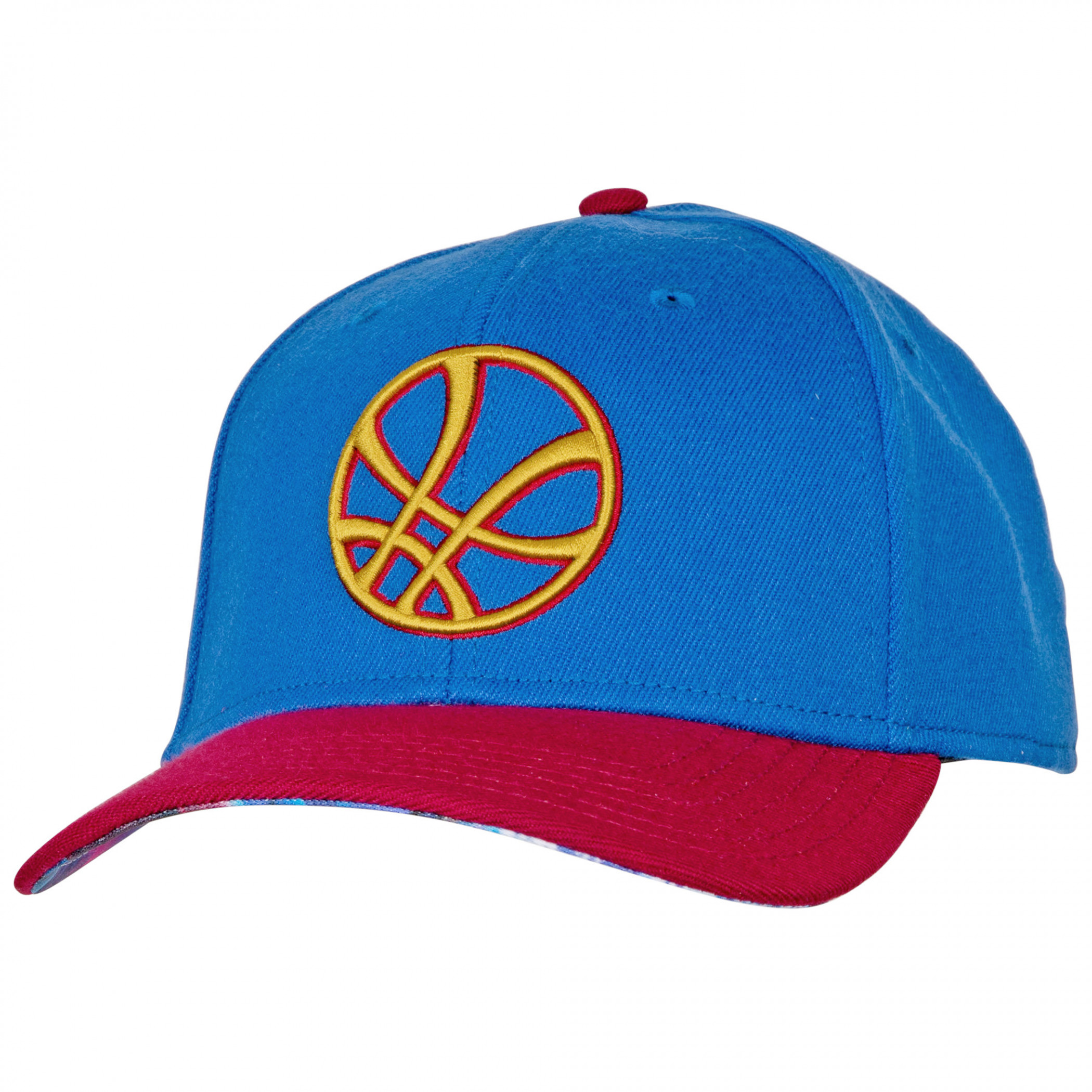 Doctor Strange Symbol Curved Bill Snapback Hat, Multi-Color