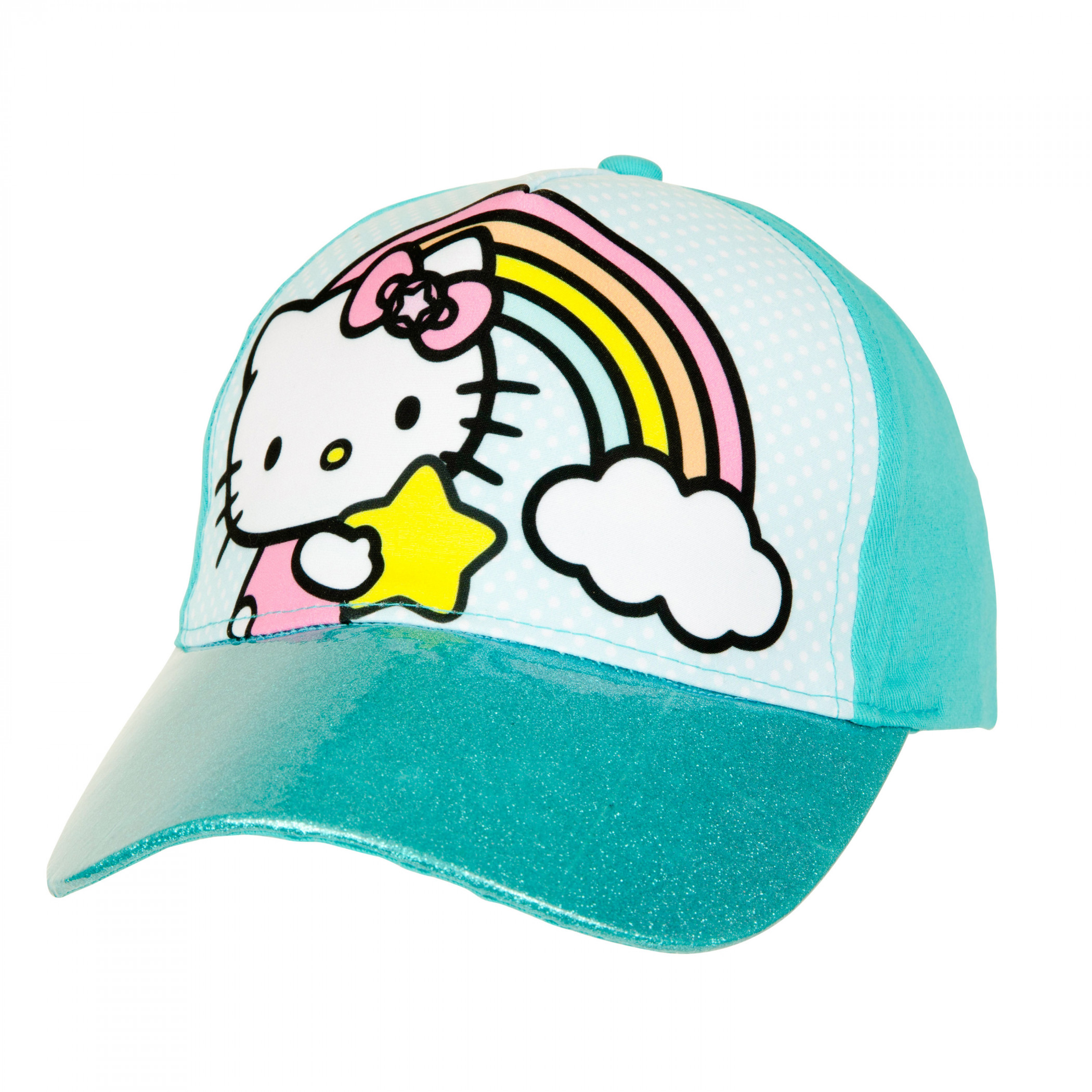 Hello Kitty Shining Rainbow Youth Hat, Blue