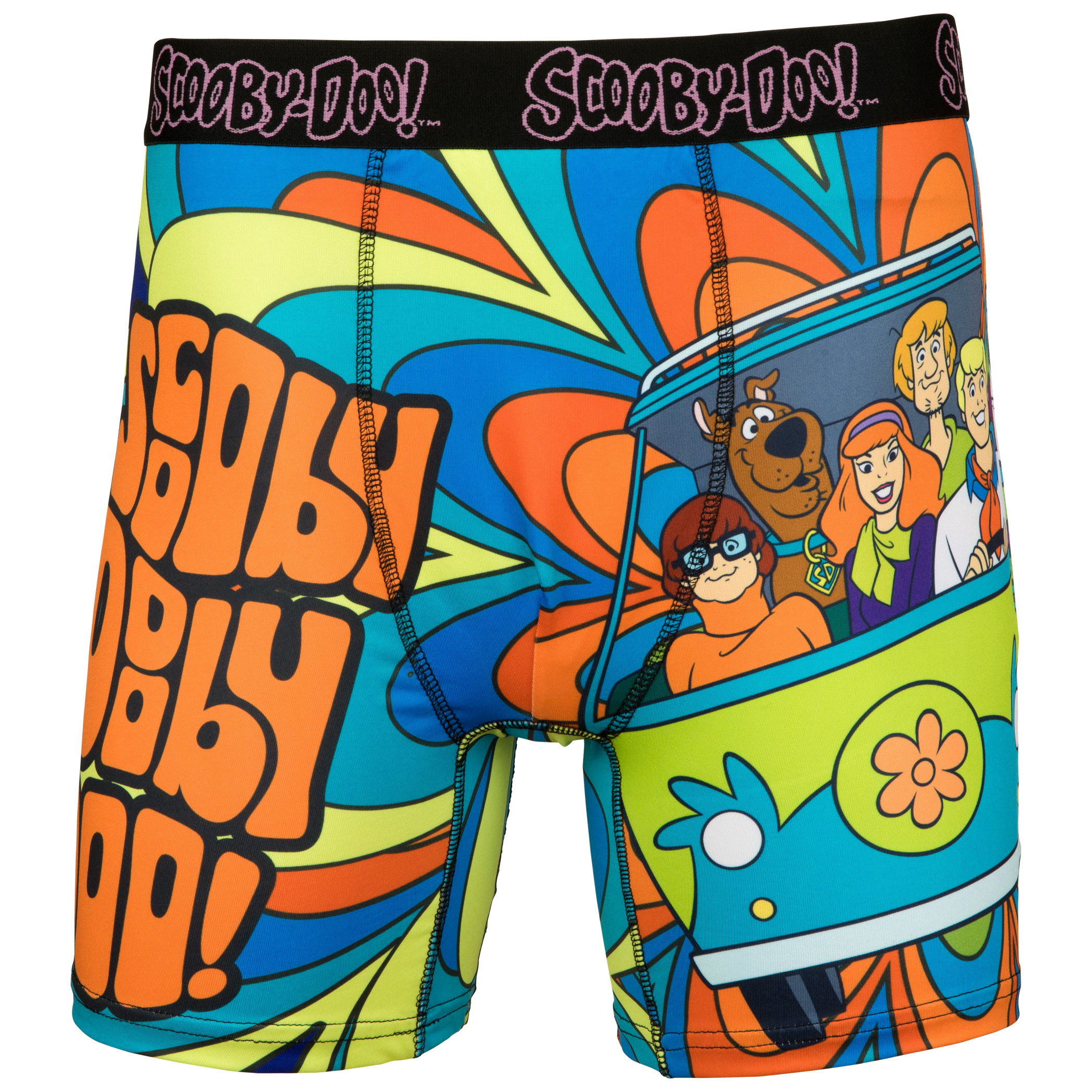 Scooby Doo Everyone Get in The Mystery Machine Boxer Briefs Multi