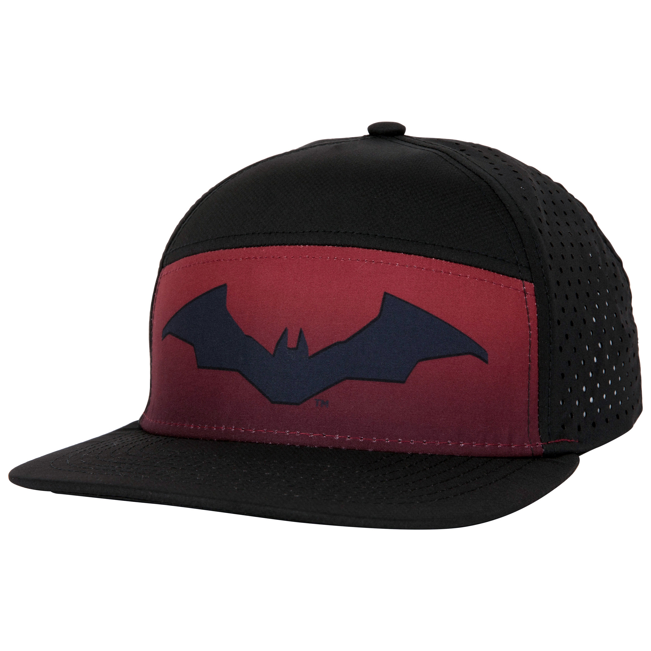The Batman Movie Gradient Adjustable Snapback Hat, Black