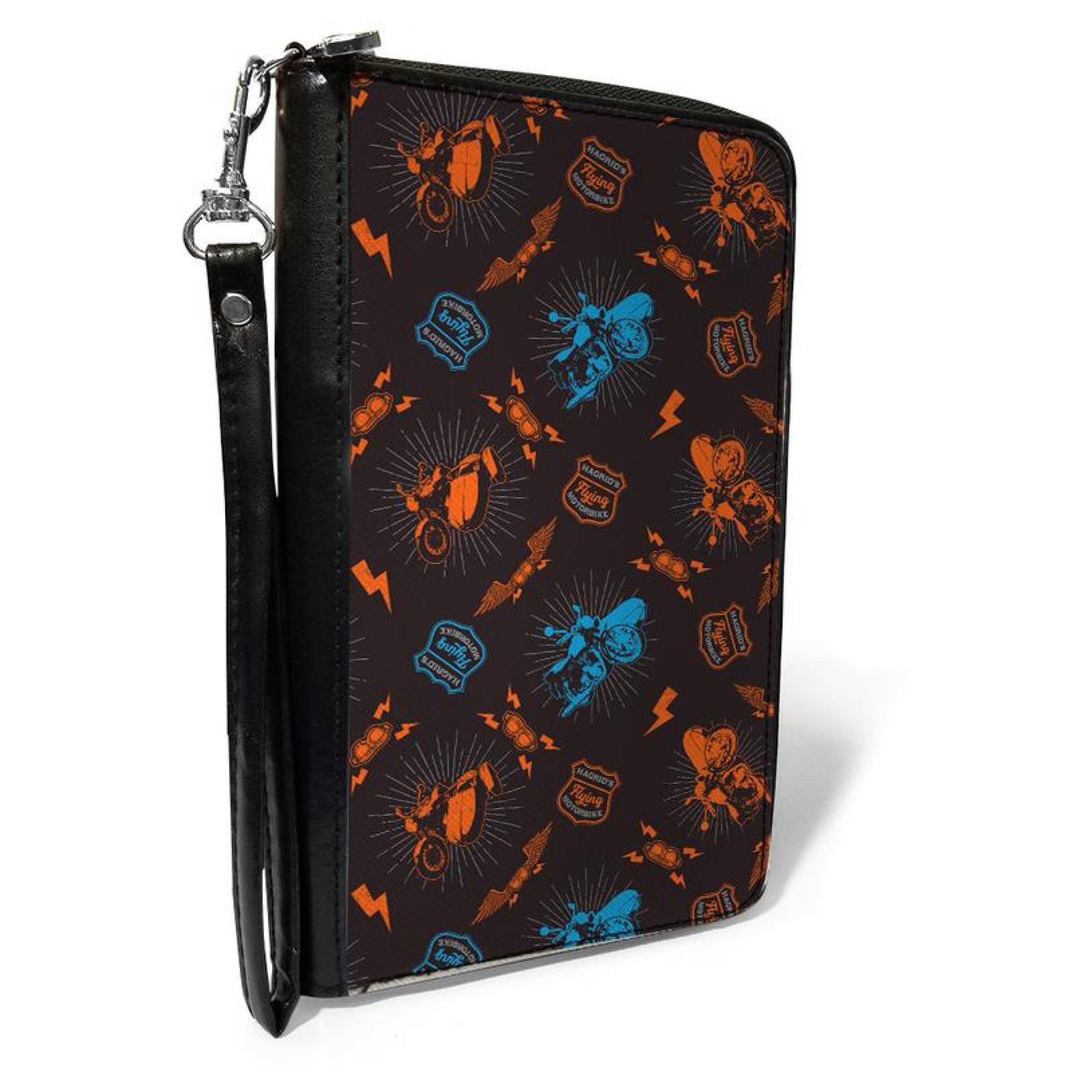 Harry Potter Hagrid's Flying Motorbike Women's Zip Around Wallet, Multi-Color