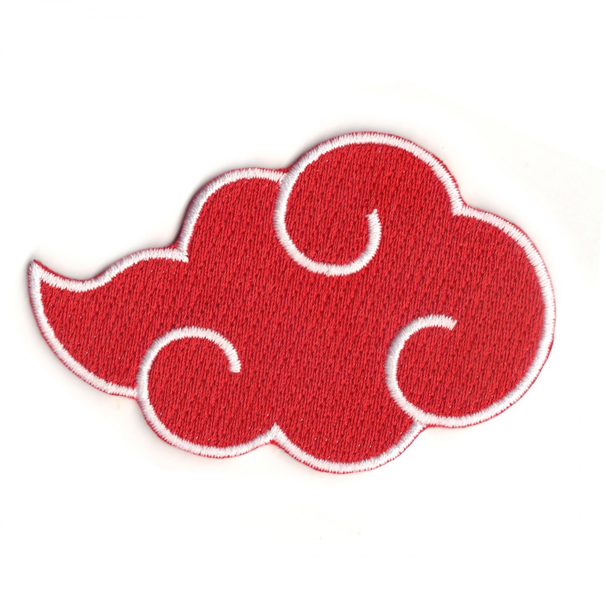 Naruto Shippuden Akatsuki Cloud Iron On Patch, Red