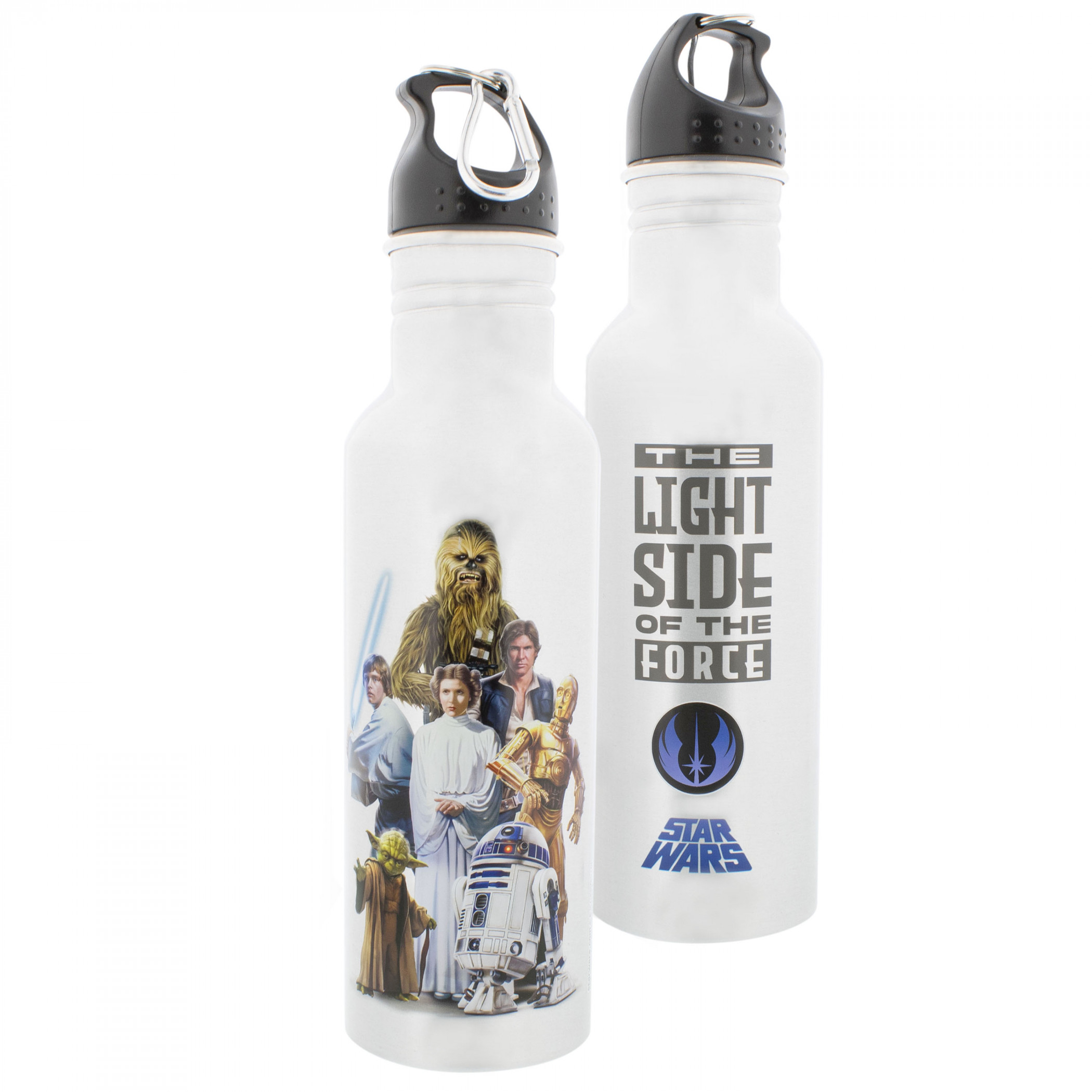 Star Wars Lightsider Resistance 26oz Screw Cap Water Bottle, Silver