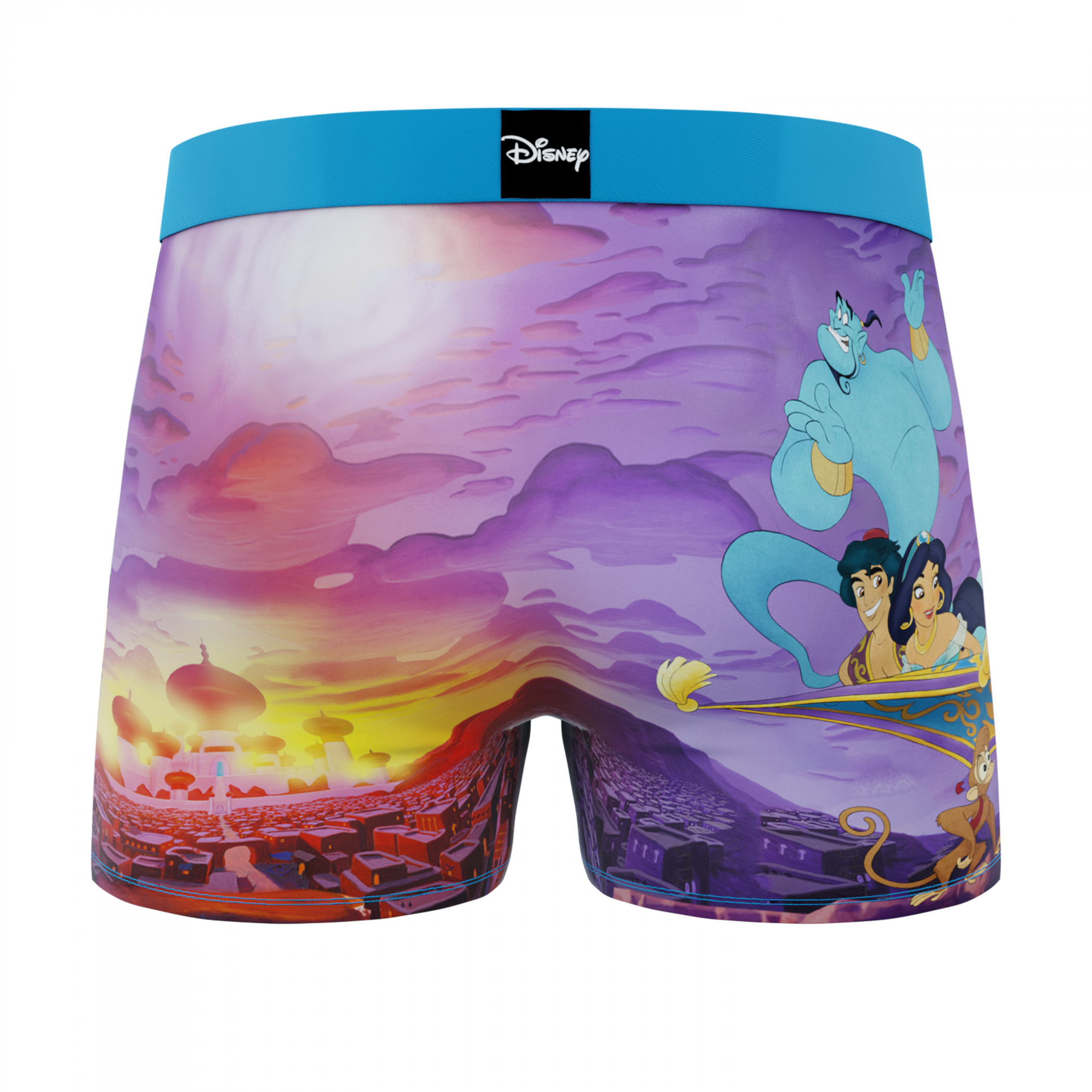 Crazy Boxers Aladdin at Sunset Boxer Briefs in Popcorn Box Multi-Color