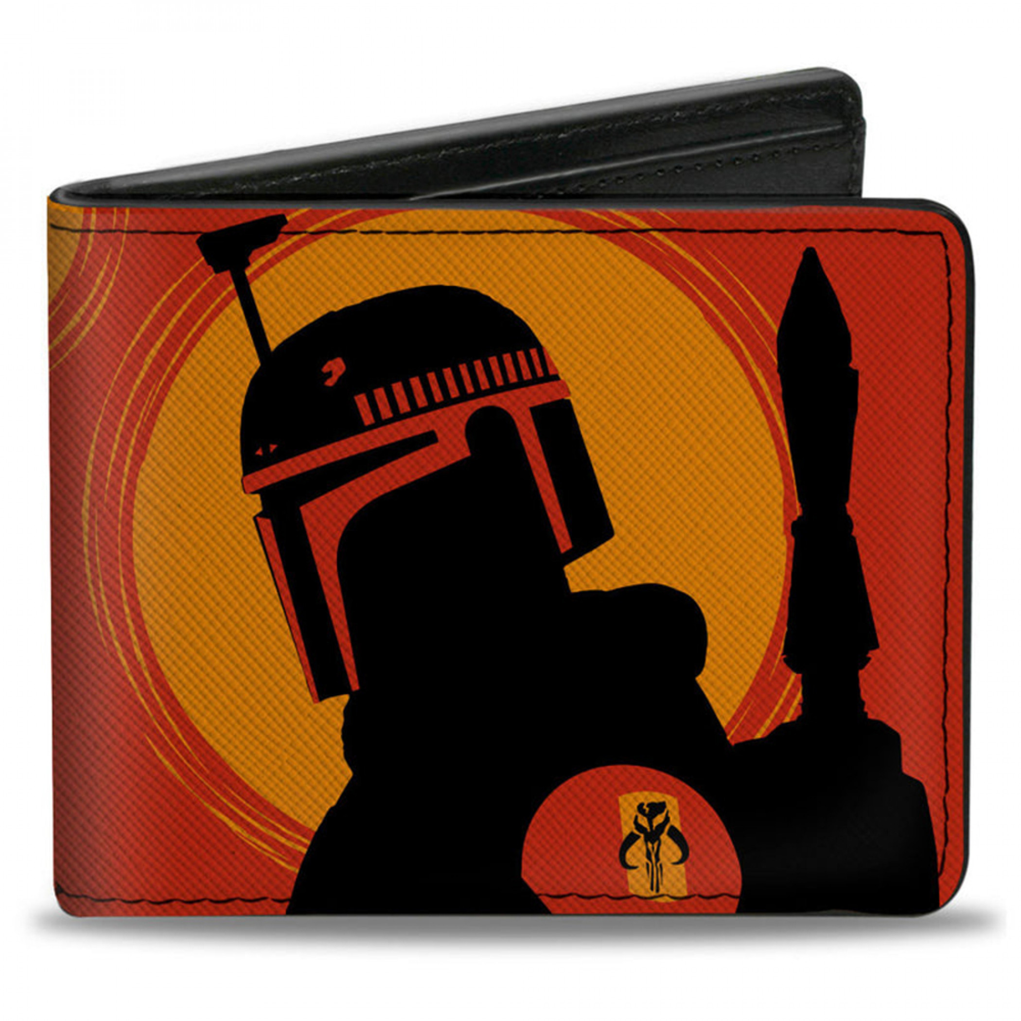 The Book of Boba Fett The Legend Lives Silhouette Bi-Fold Wallet, Multi-Color