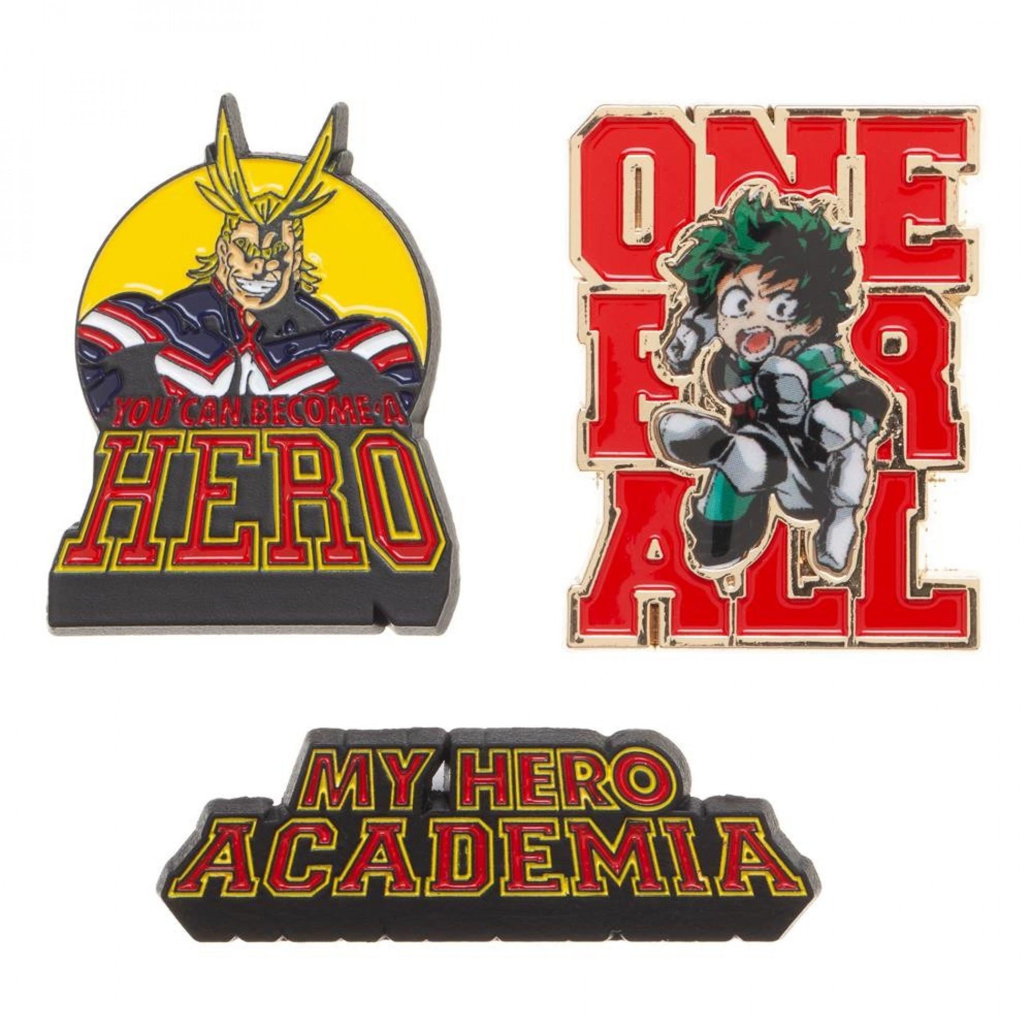 My Hero Academia Lapel Pin Set, Red