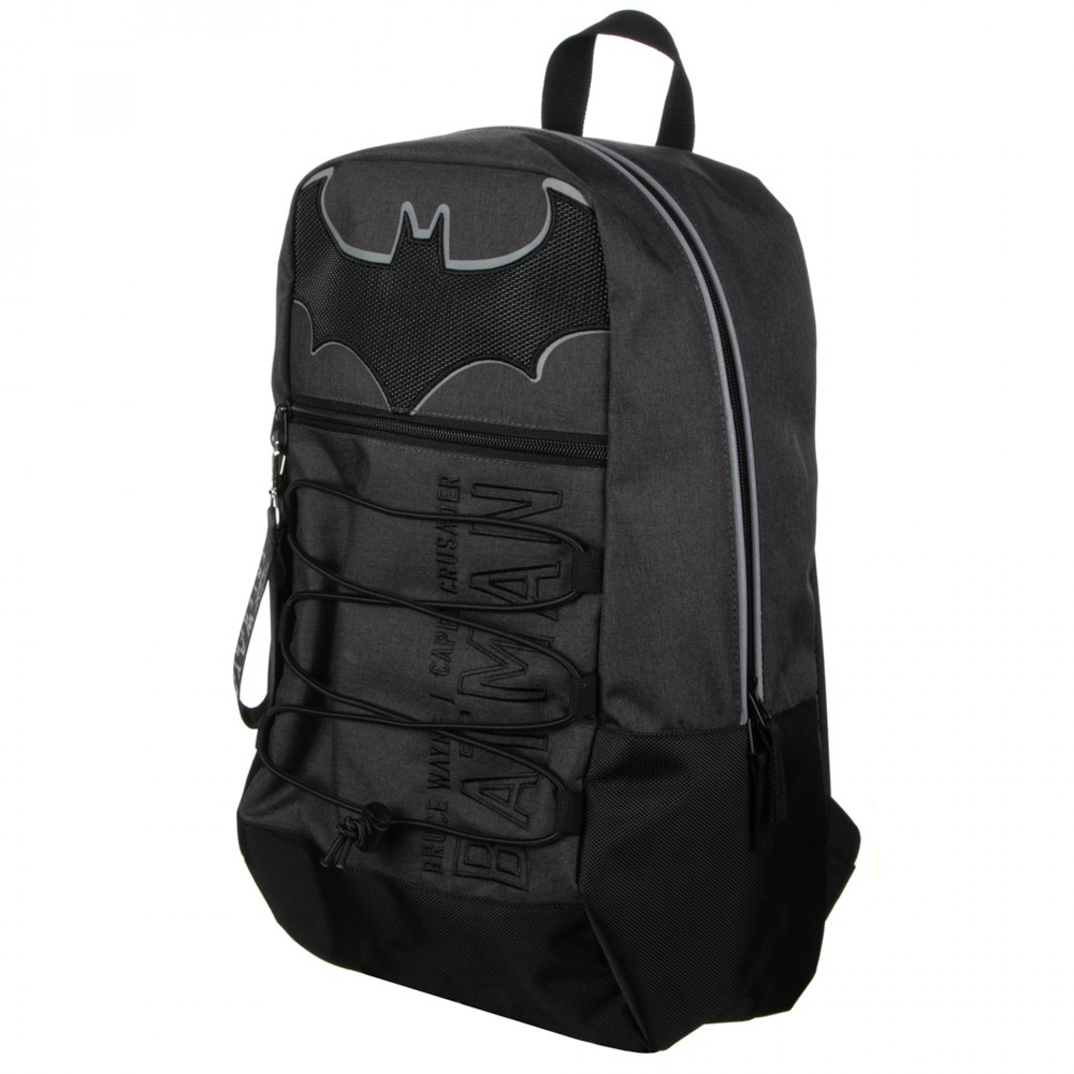 Batman Symbol with Bungees Backpack, Black