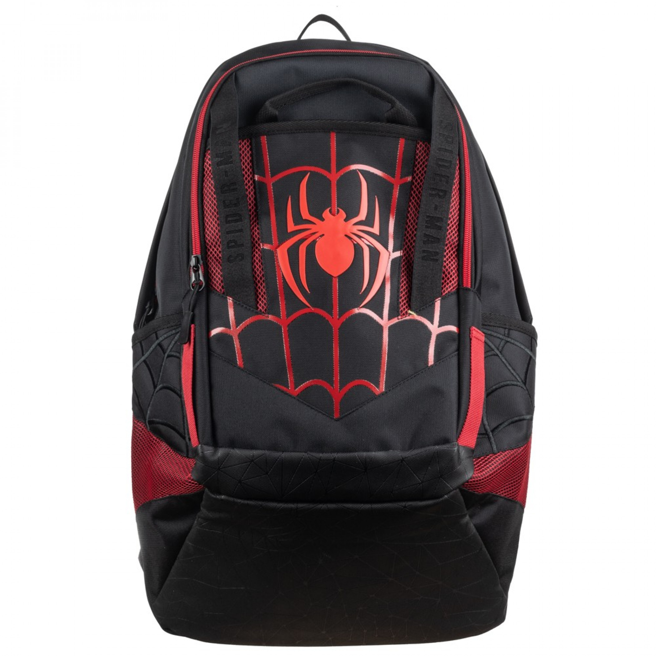 Spider-Man Black and Red Laptop Backpack, Black