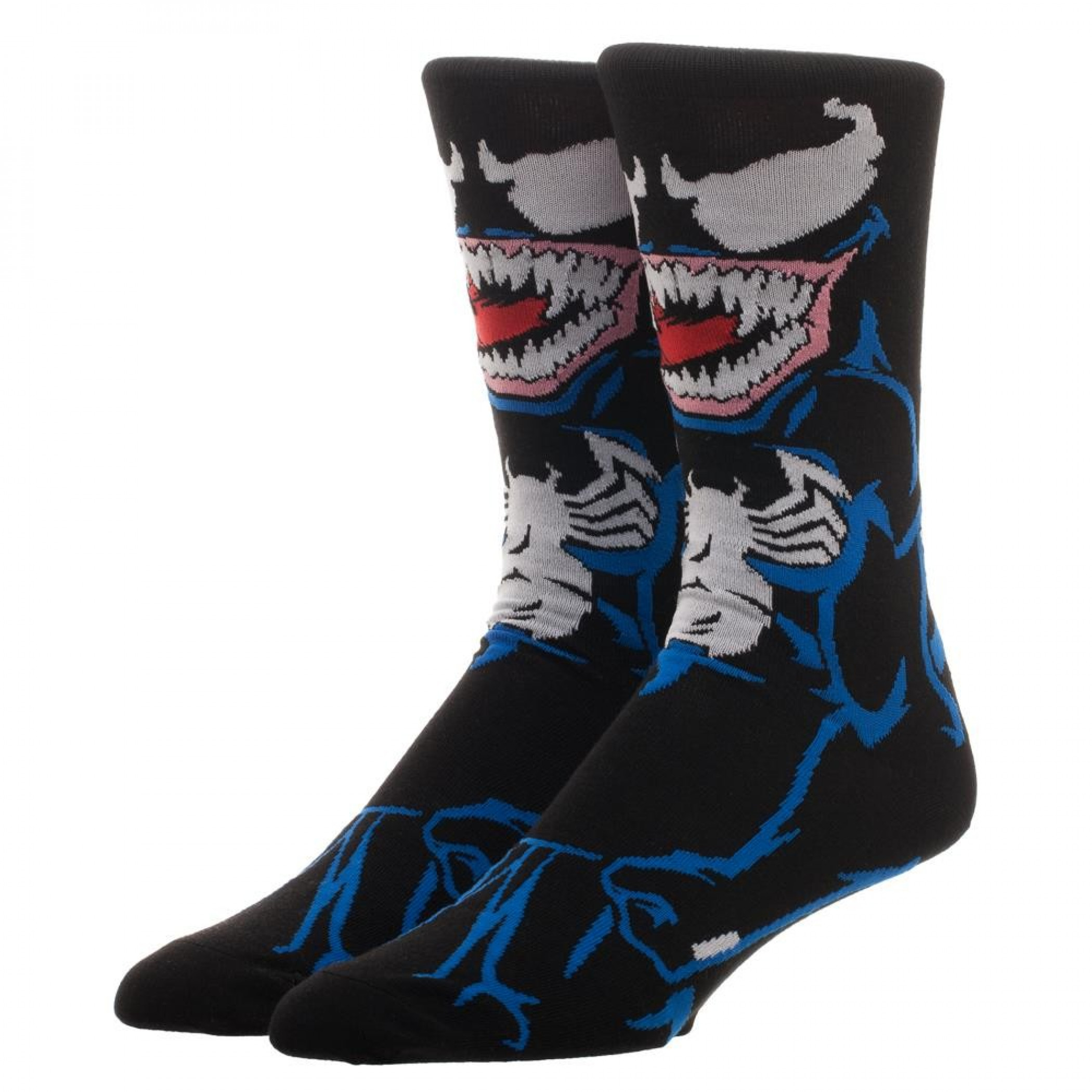 Marvel Venom 360 Character Crew Socks, Black