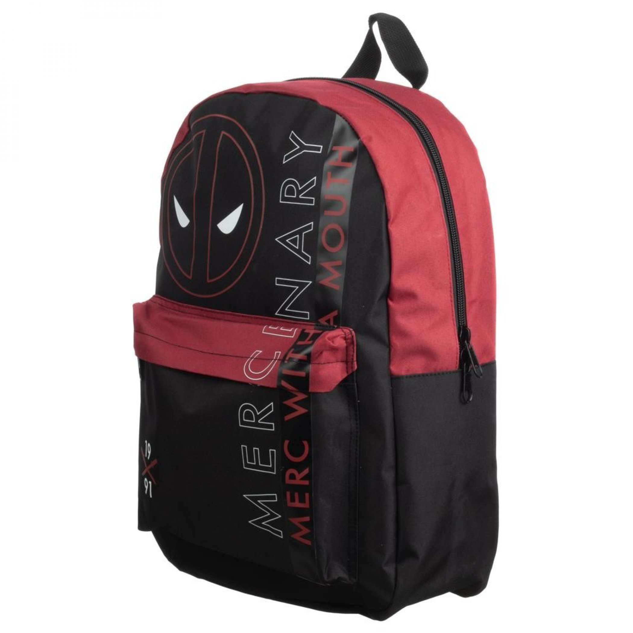 Deadpool Outline Artwork Mixblock Backpack, Black