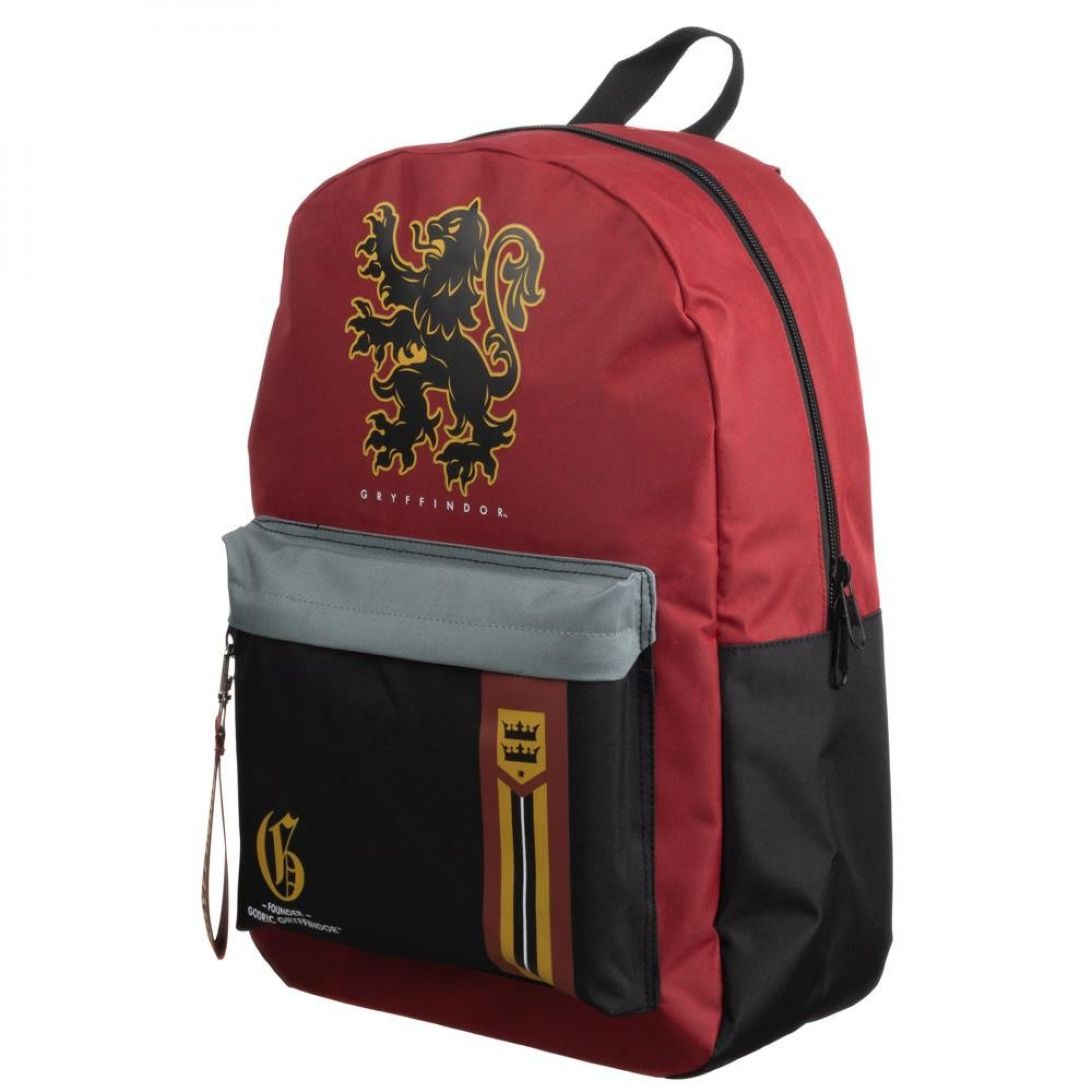 Harry Potter Gryffindor Mixblock Backpack with Webbing Puller, Red