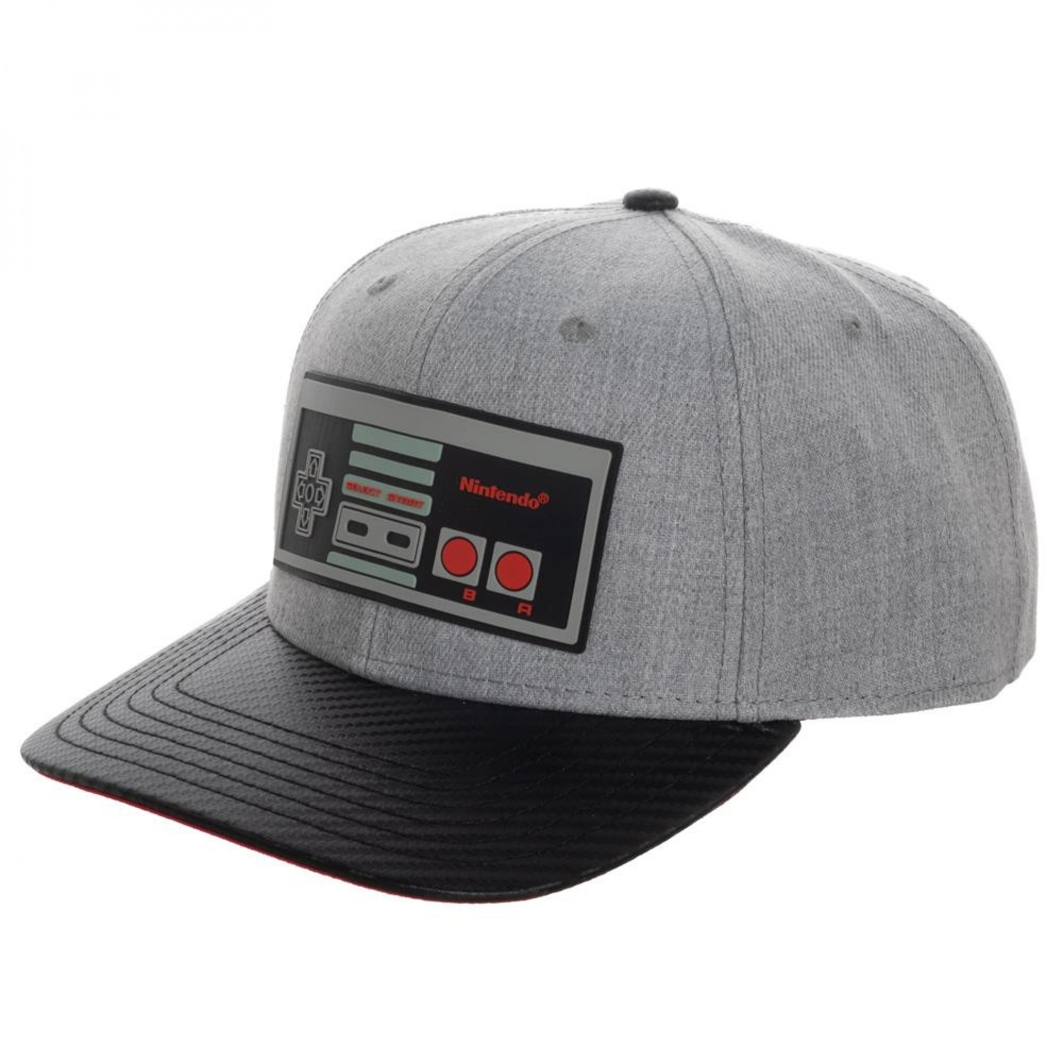 Nintendo Controller Carbon Fiber Pre-Curved Snapback Hat, Multi-Color