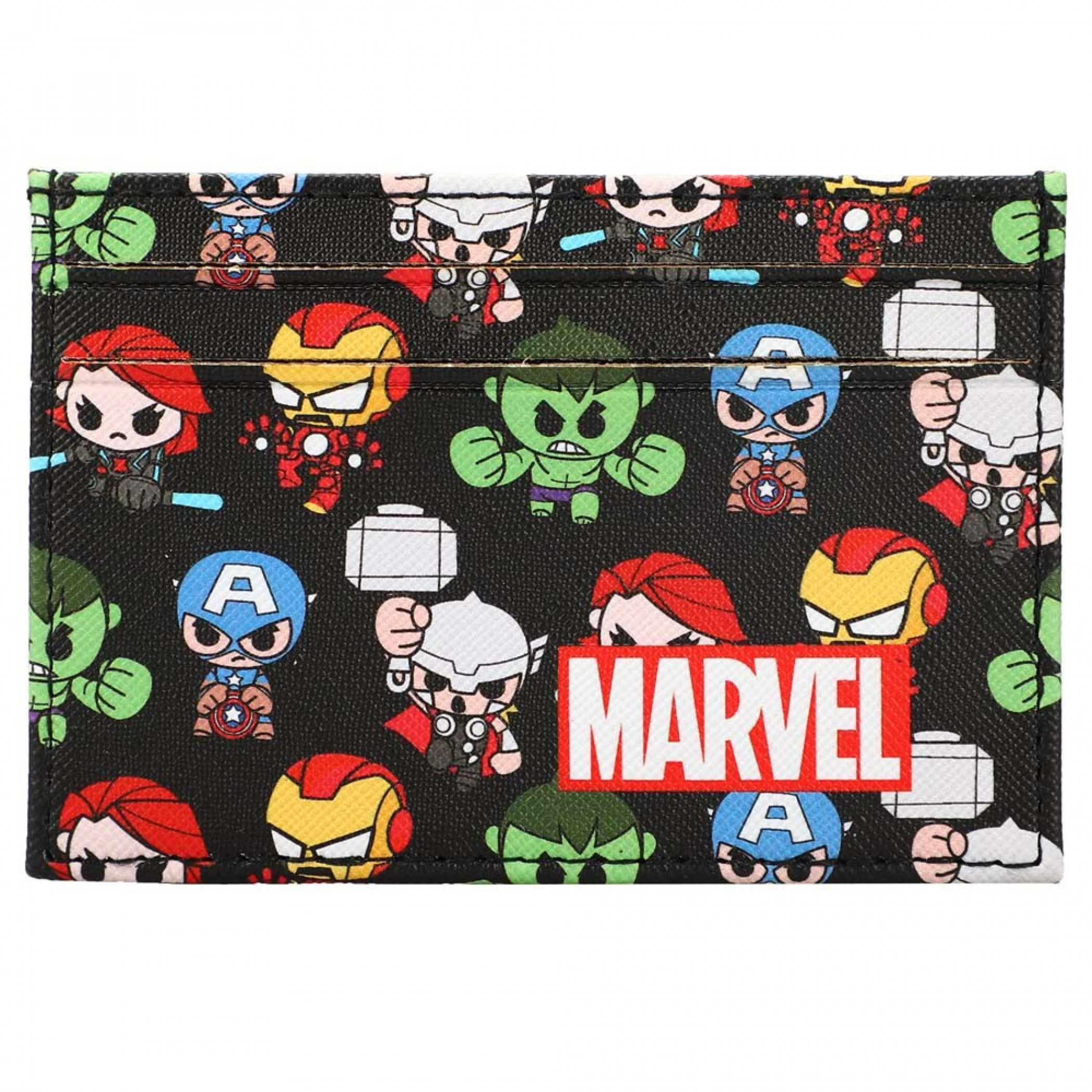 Marvel Heroes Chibi Characters Card Wallet, Multi-Color