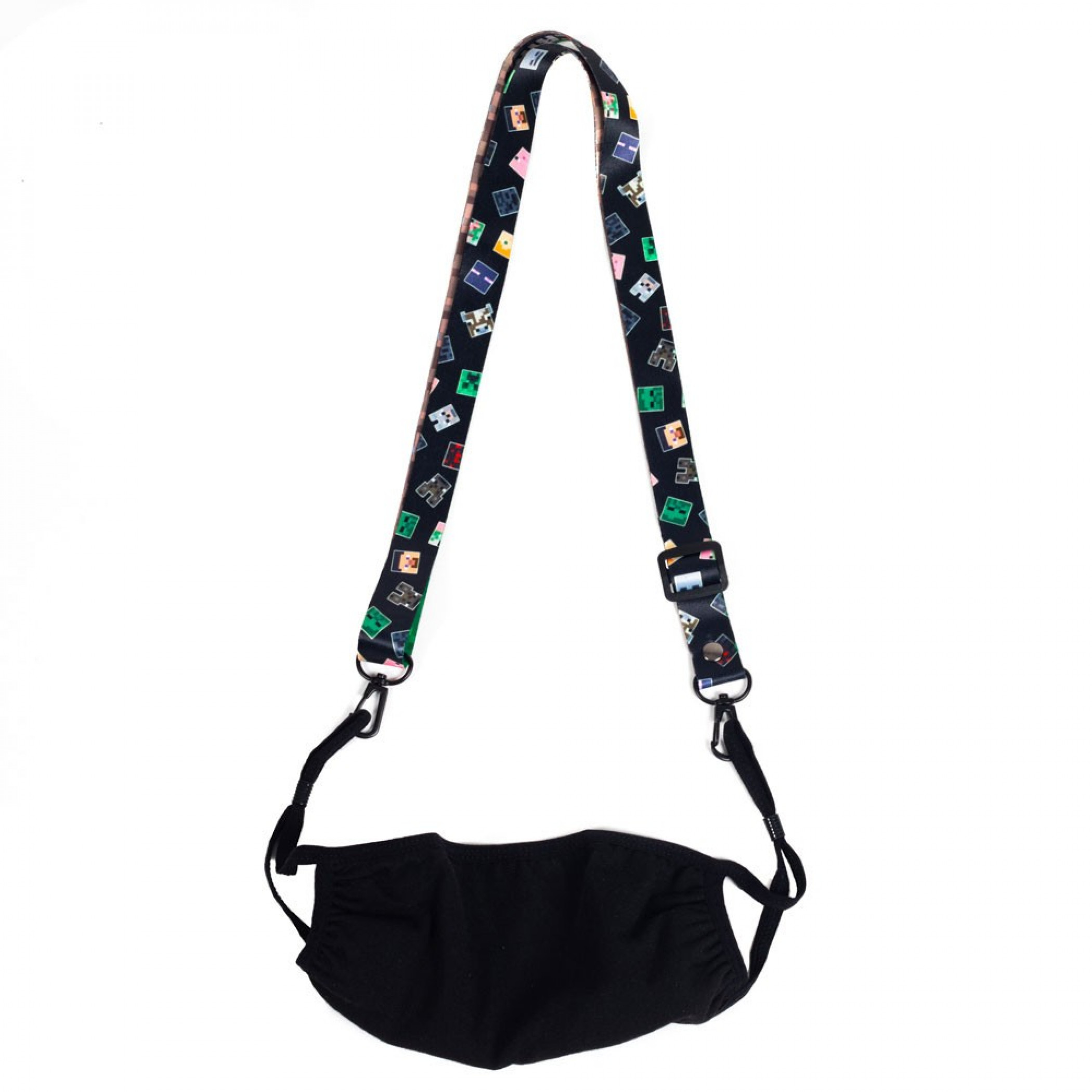Minecraft Face Cover Lanyard, Multi-Color