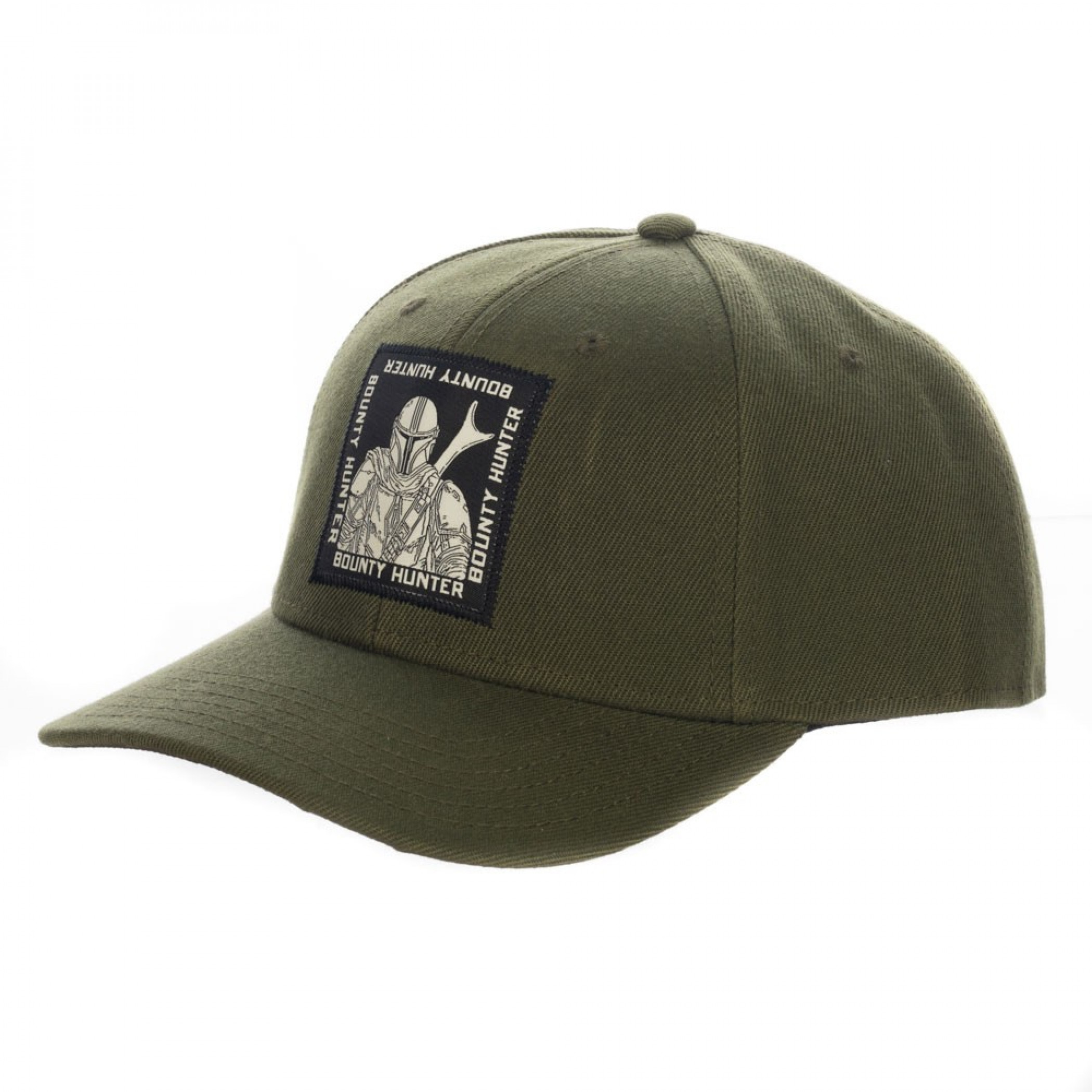 Star Wars Boba Fett Pre-Curved Bill Snapback Dad Hat, Green