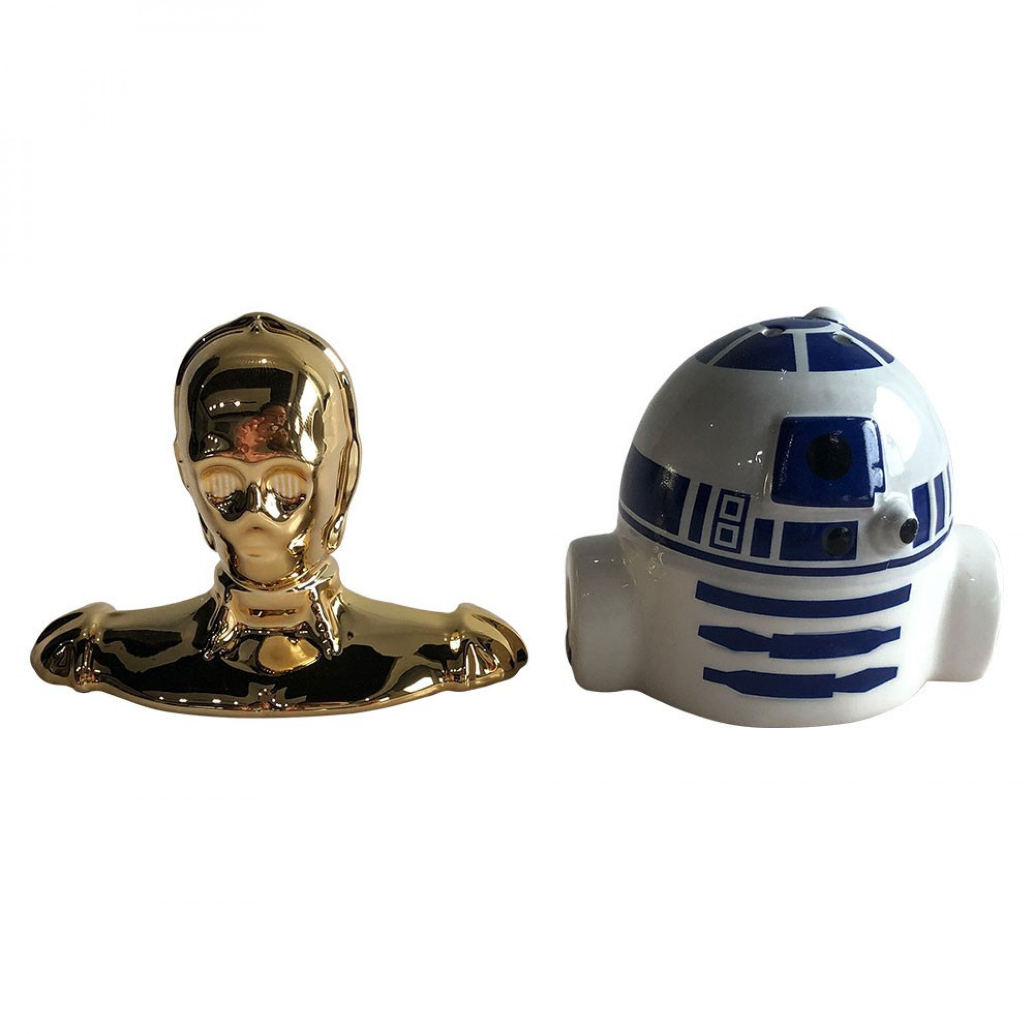 Star Wars R2-D2 & C-3PO Sculpted Ceramic Salt & Pepper Set, Multi-Color