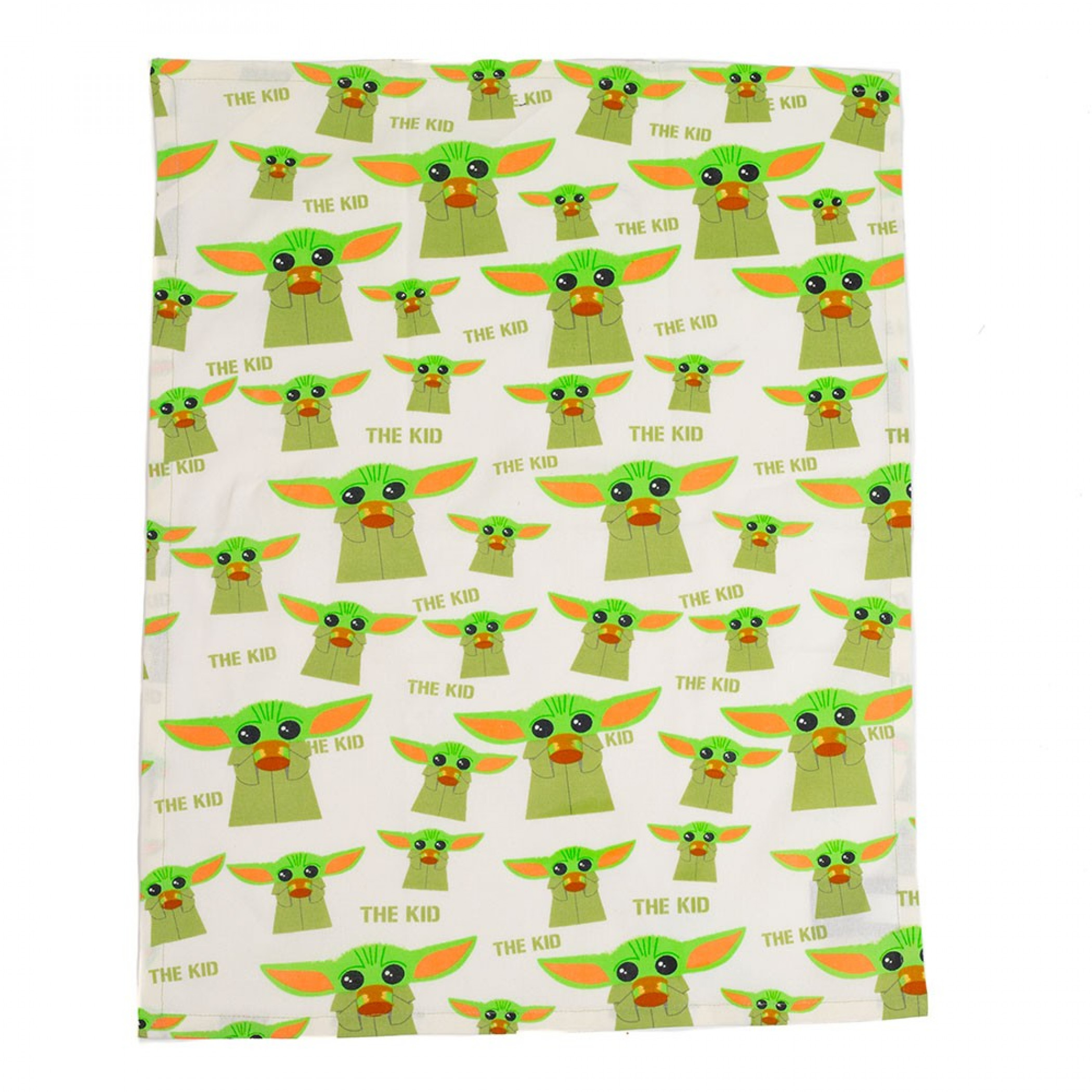 Star Wars Mandalorian The Child Character All Over 'The Kid' Tea Towel, Multi-Color