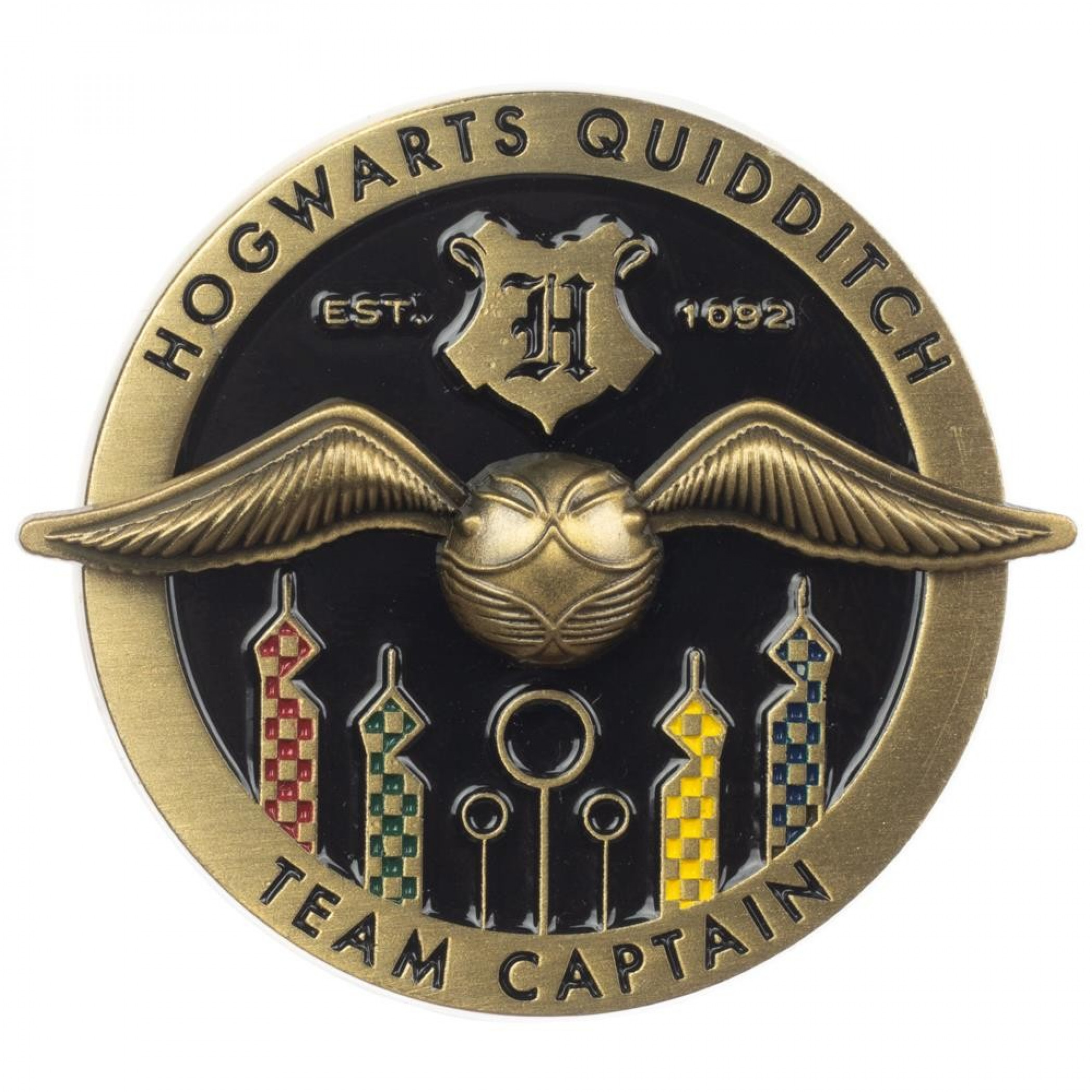 Harry Potter Spinning Snitch Pin, Gold