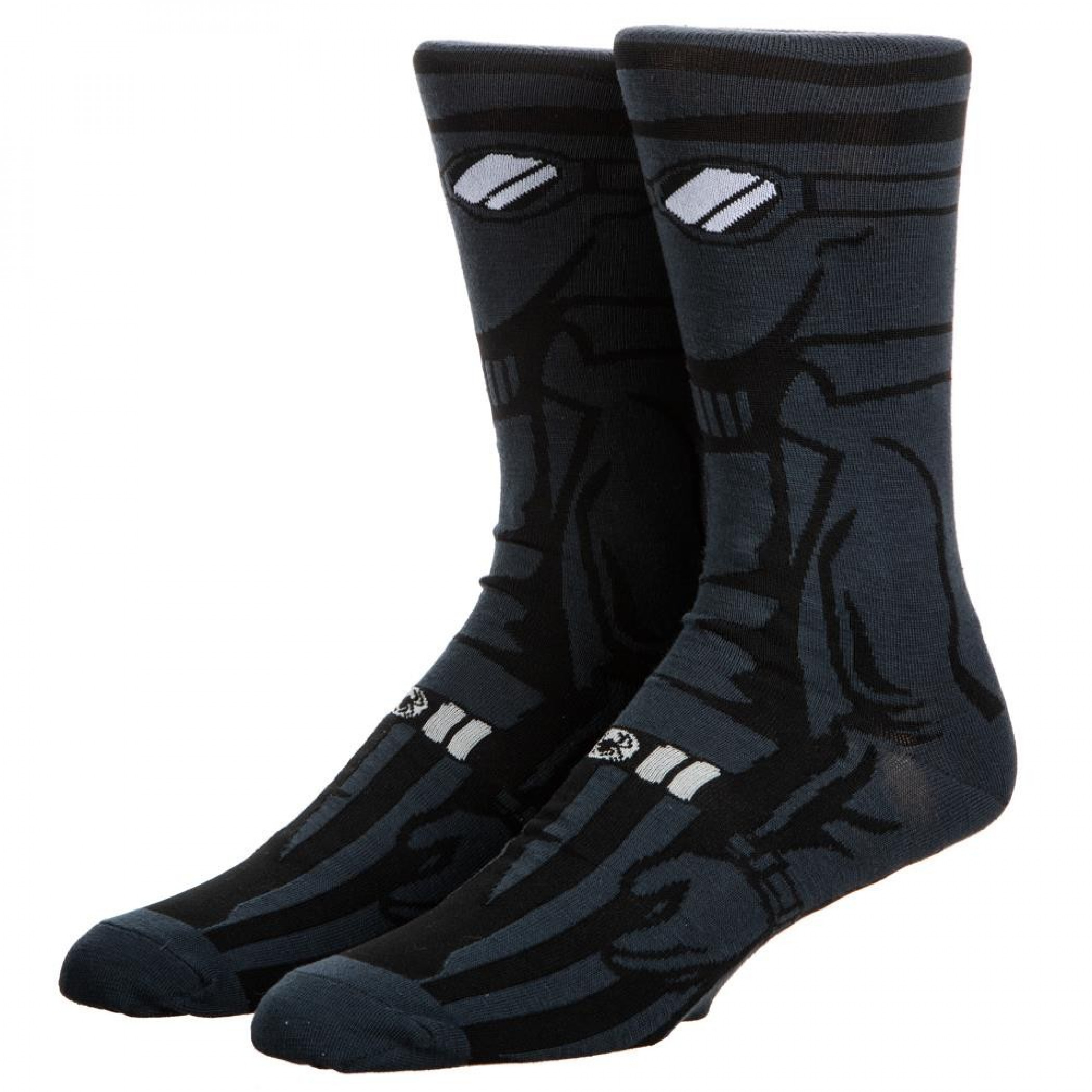 Spider-Man Noir 360 Character Crew Socks, Black