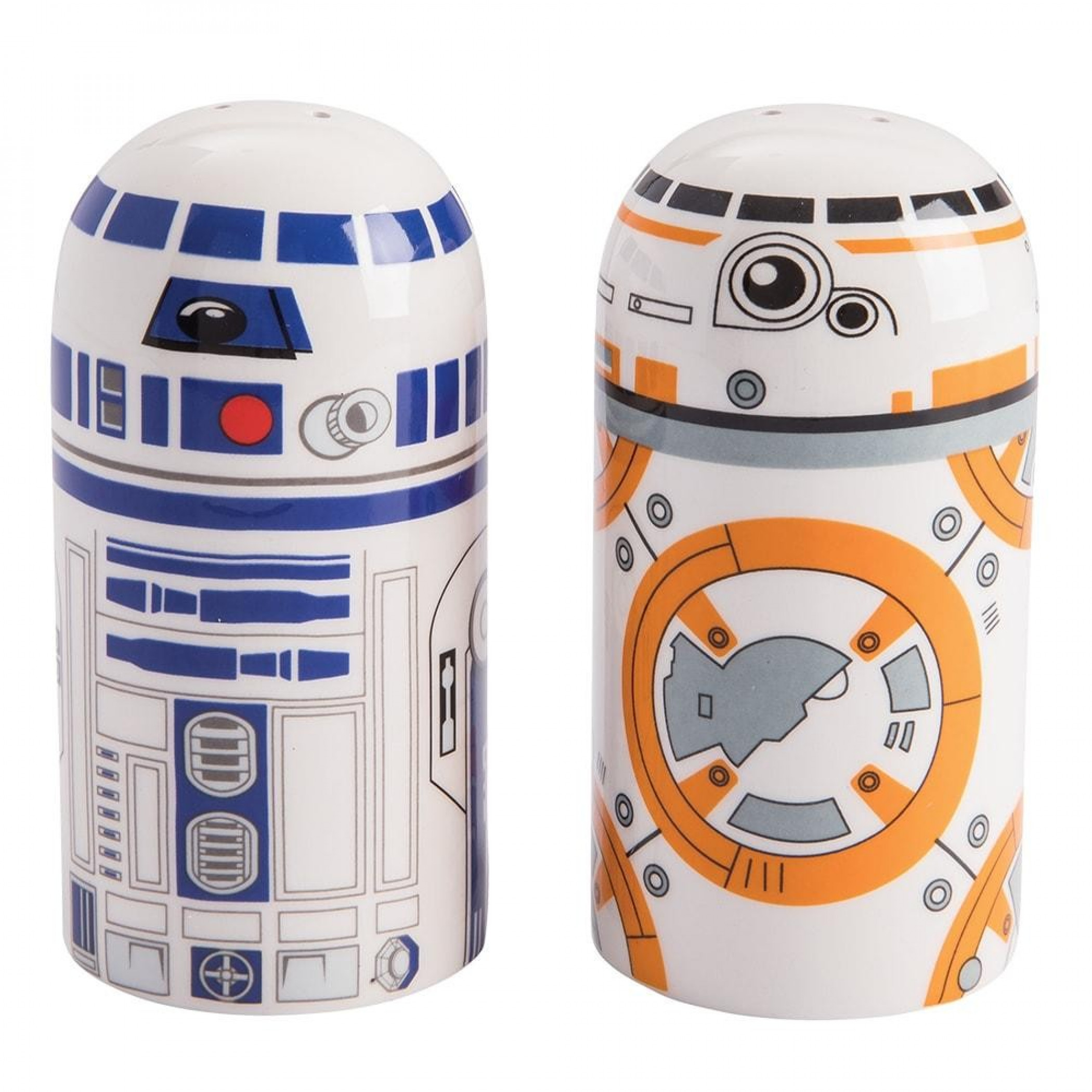 Star Wars BB-8 & R2-D2 Sculpted Salt & Pepper Set, Multi-Color