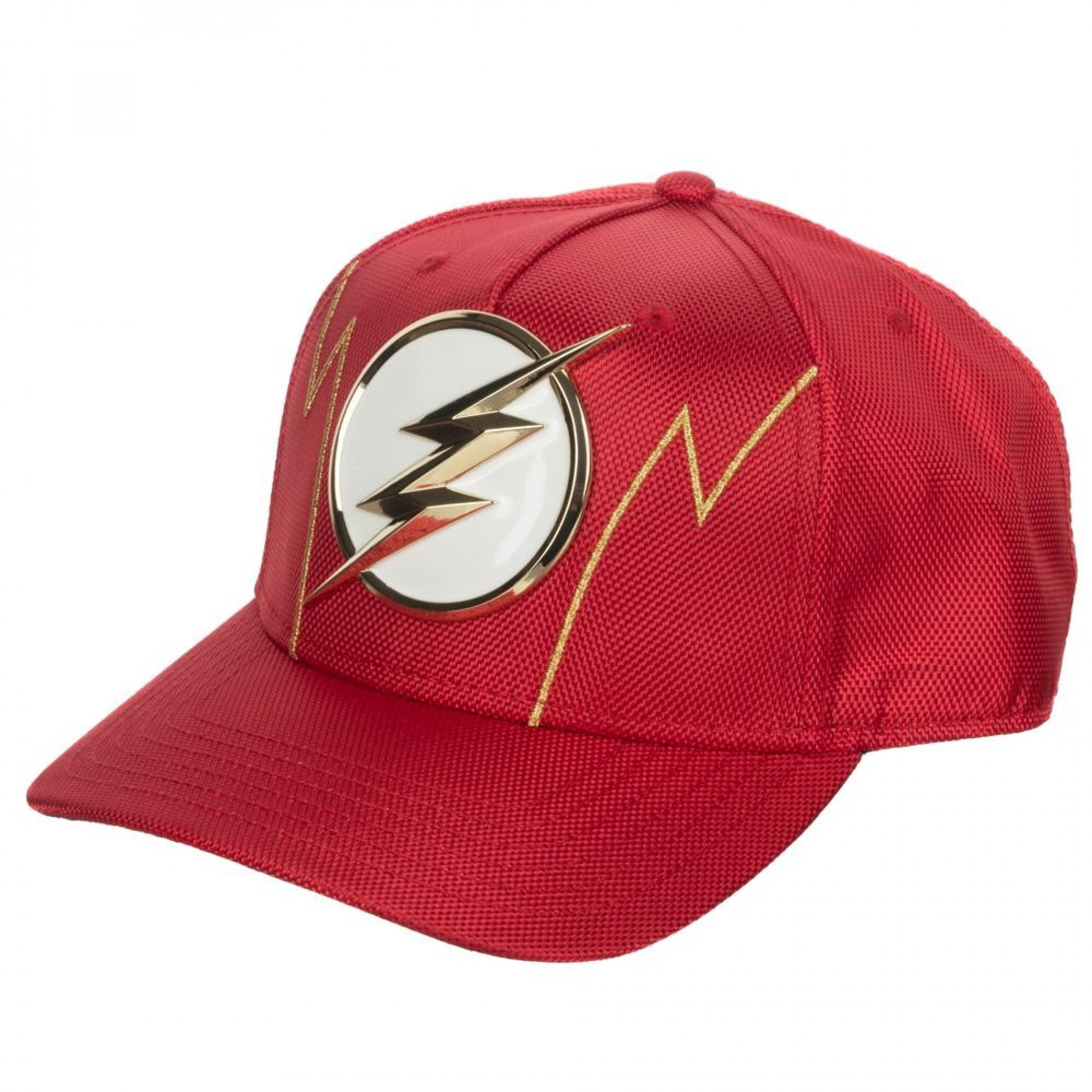 The Flash Ballistic Nylon Pre-Curved Snapback Hat, Red