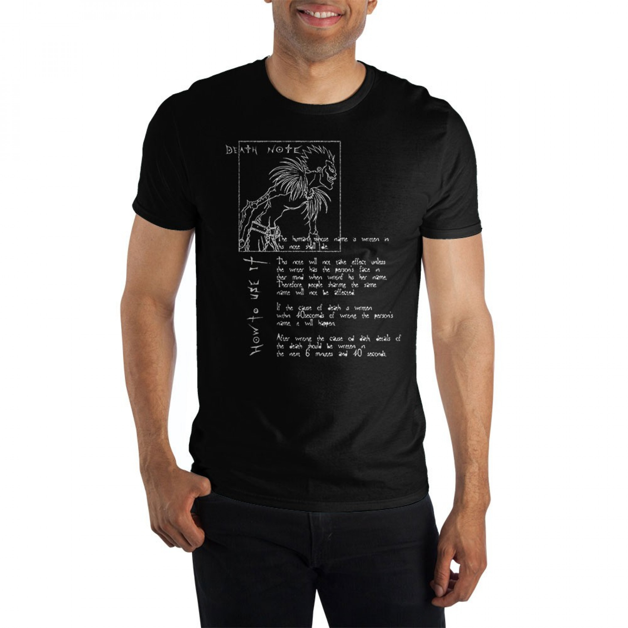 Death Note Curse T-Shirt, Black