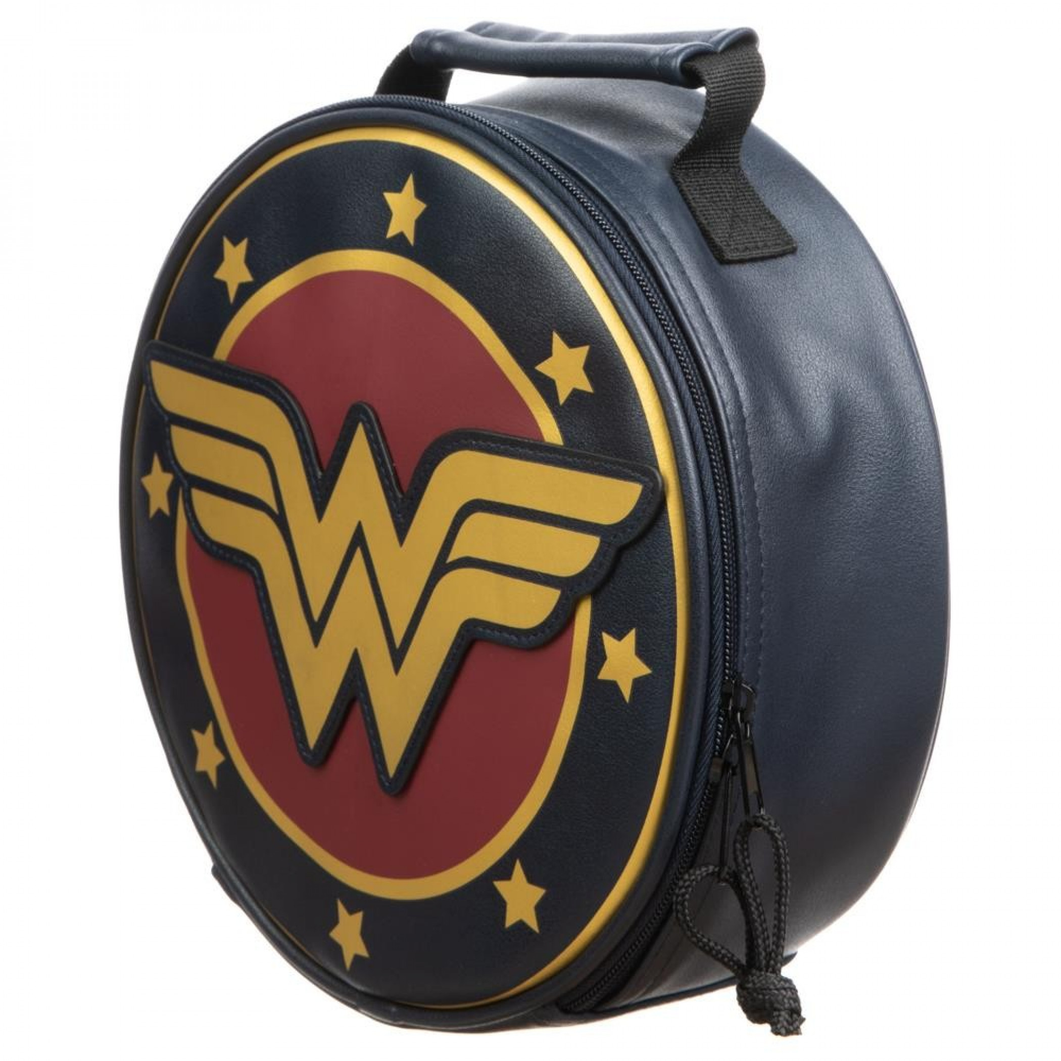 Wonder Woman Crest Lunch Box, Blue