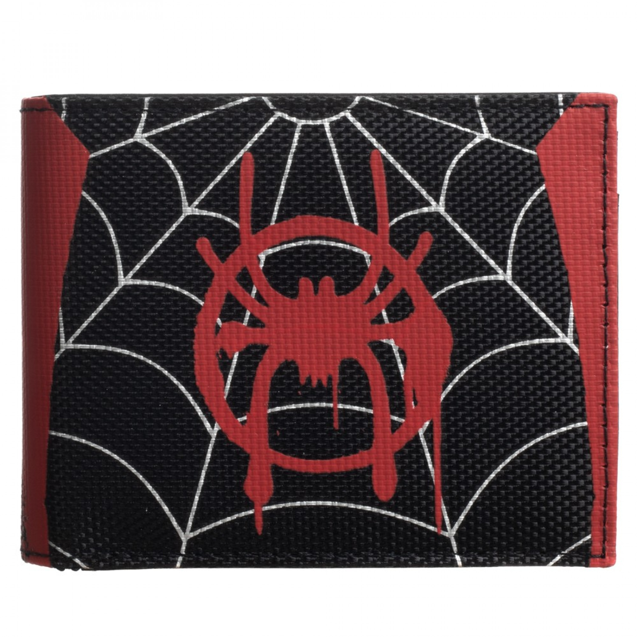Spider-Man Ballistic Nylon Bifold Wallet, Black