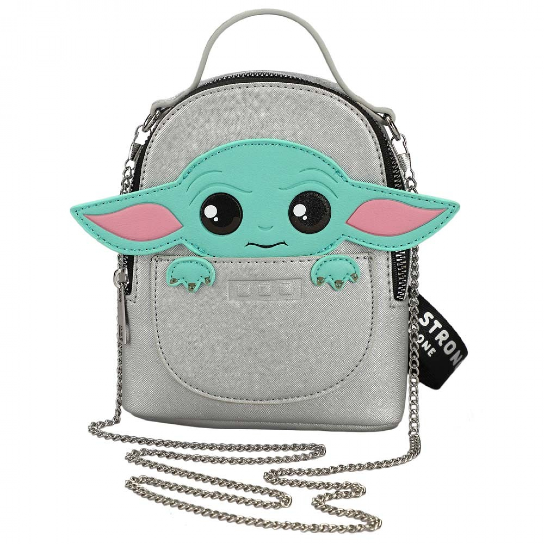 Star Wars The Mandalorian Grogu The Child Mini Wristlet Bag, Multi-Color