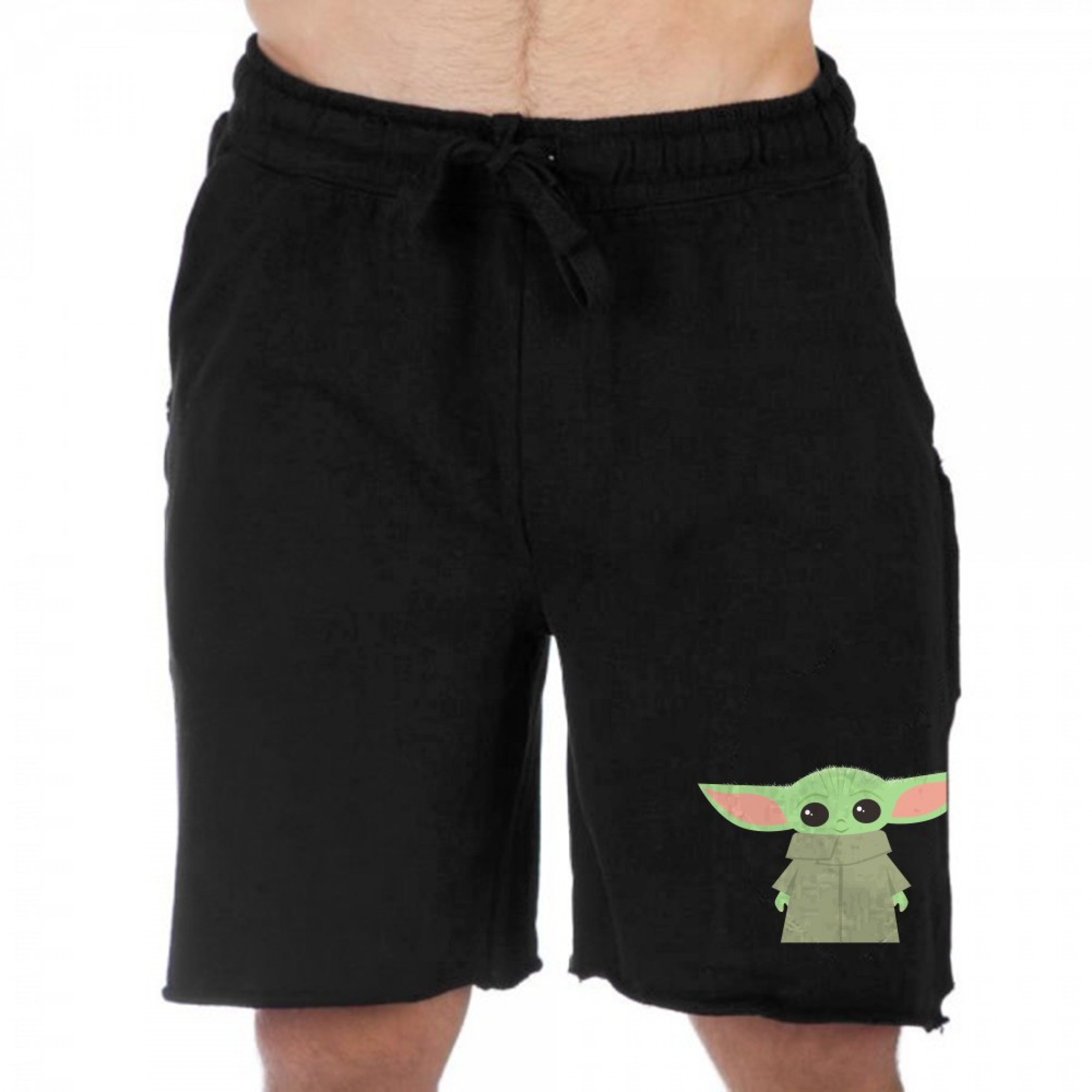 Star Wars Mandalorian The Child Sleep Shorts, Black