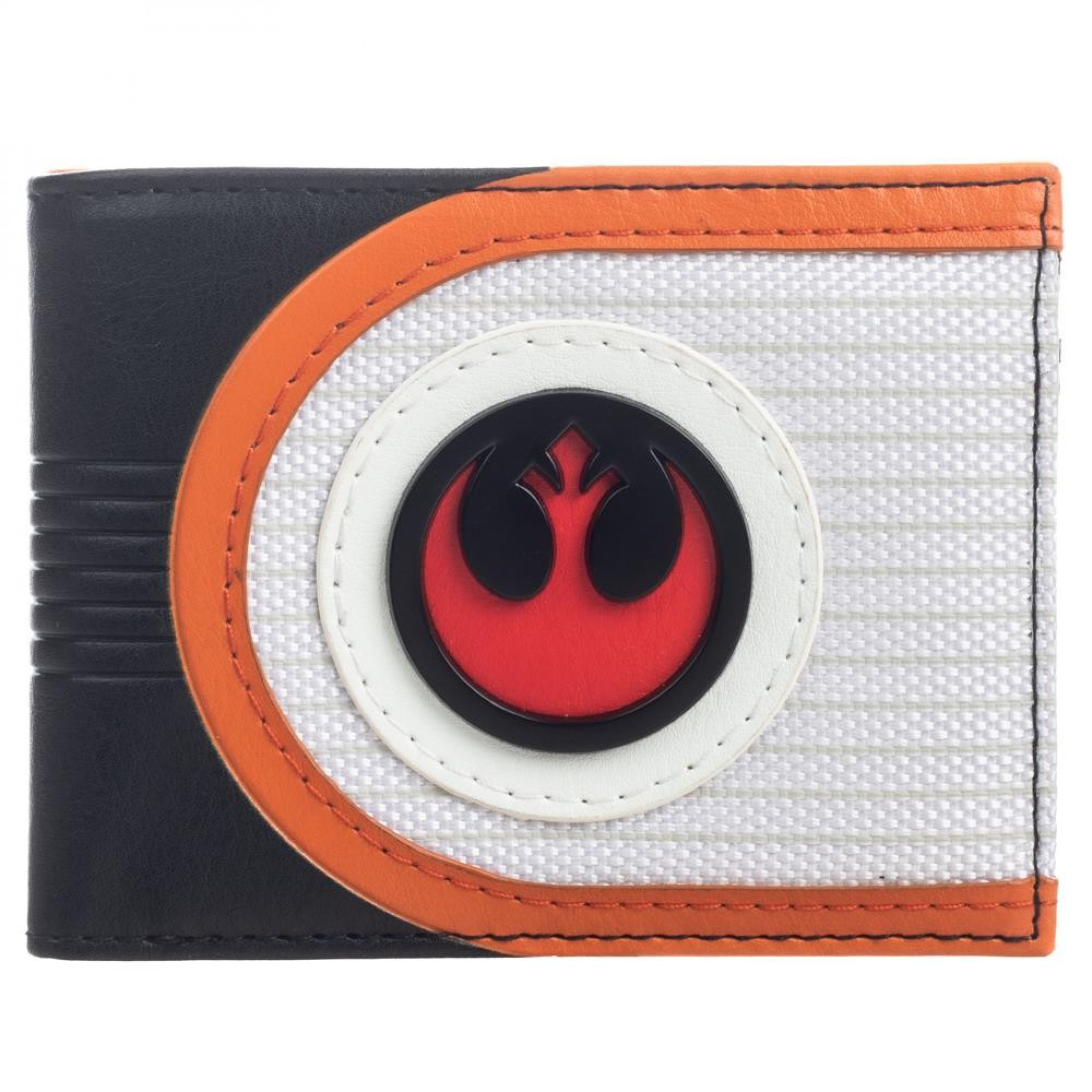 Star Wars Mixed Material Rebel Bifold Wallet, Orange