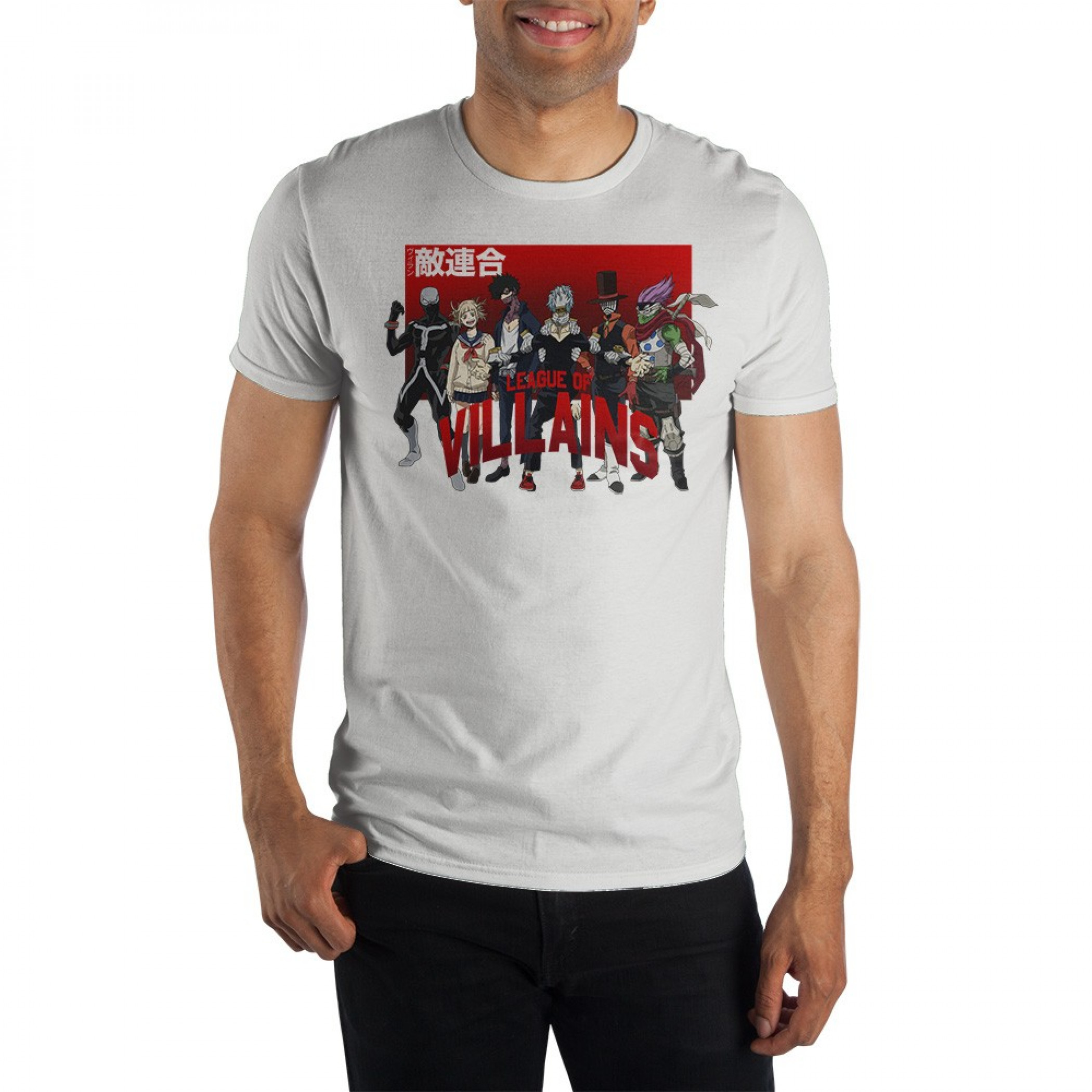 My Hero Academia League of Villains T-Shirt, White