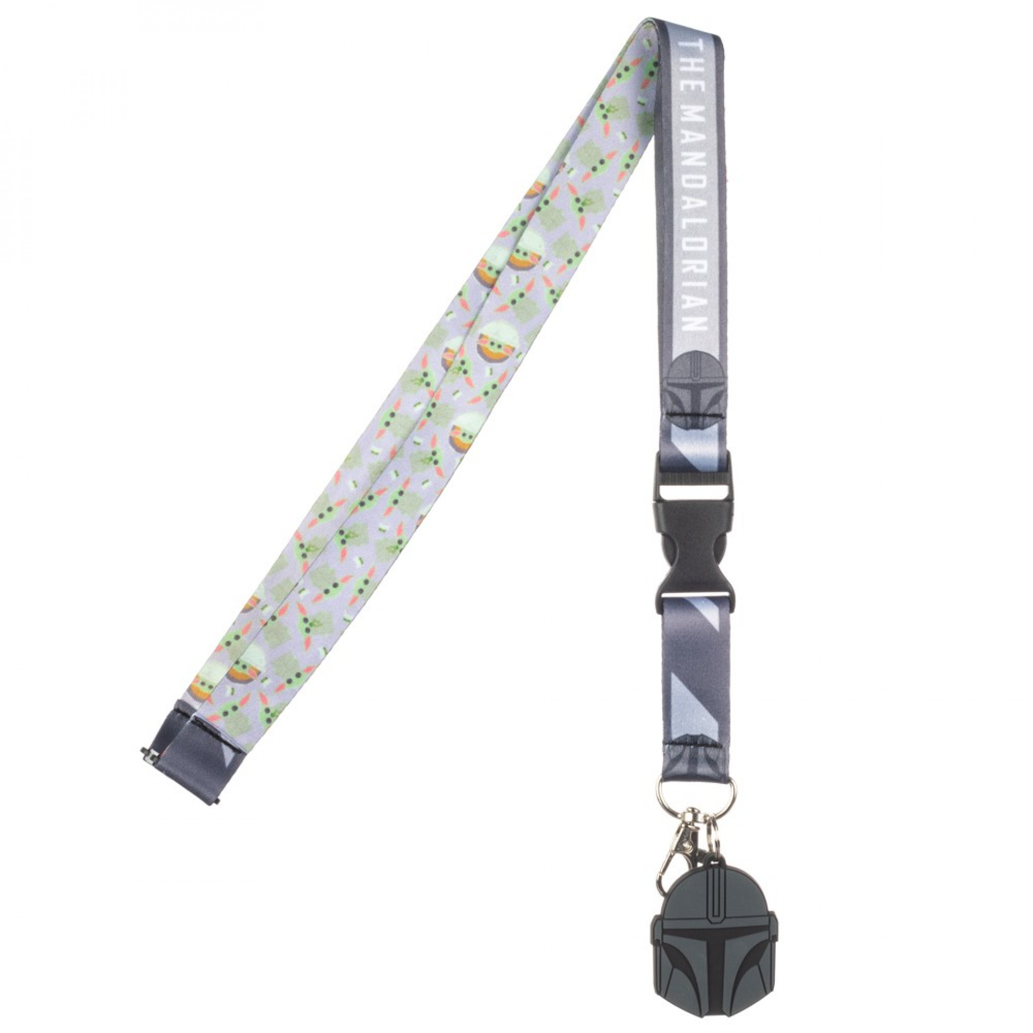 Star Wars Mandalorian and The Child Lanyard, Multi-Color