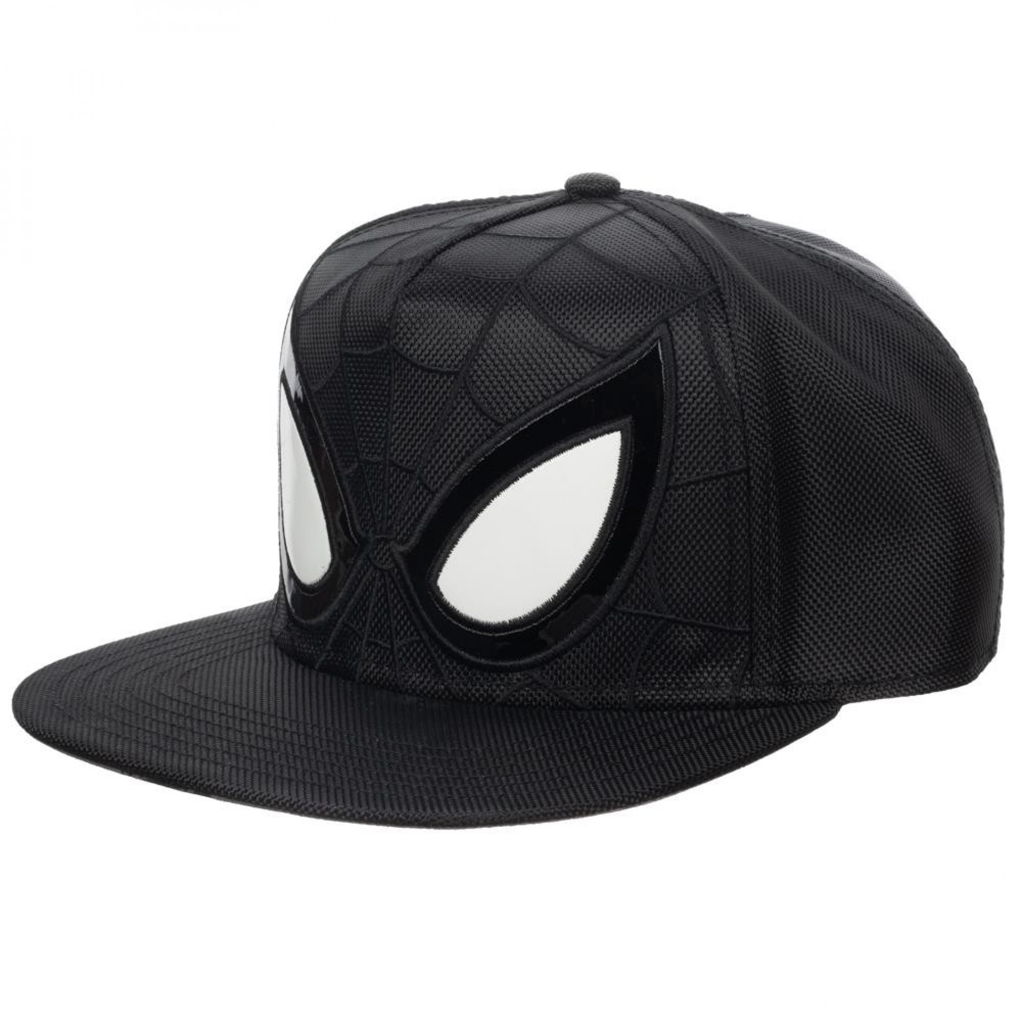 Spider-Man Suit Up Ballistic Nylon Snapback Hat, Black