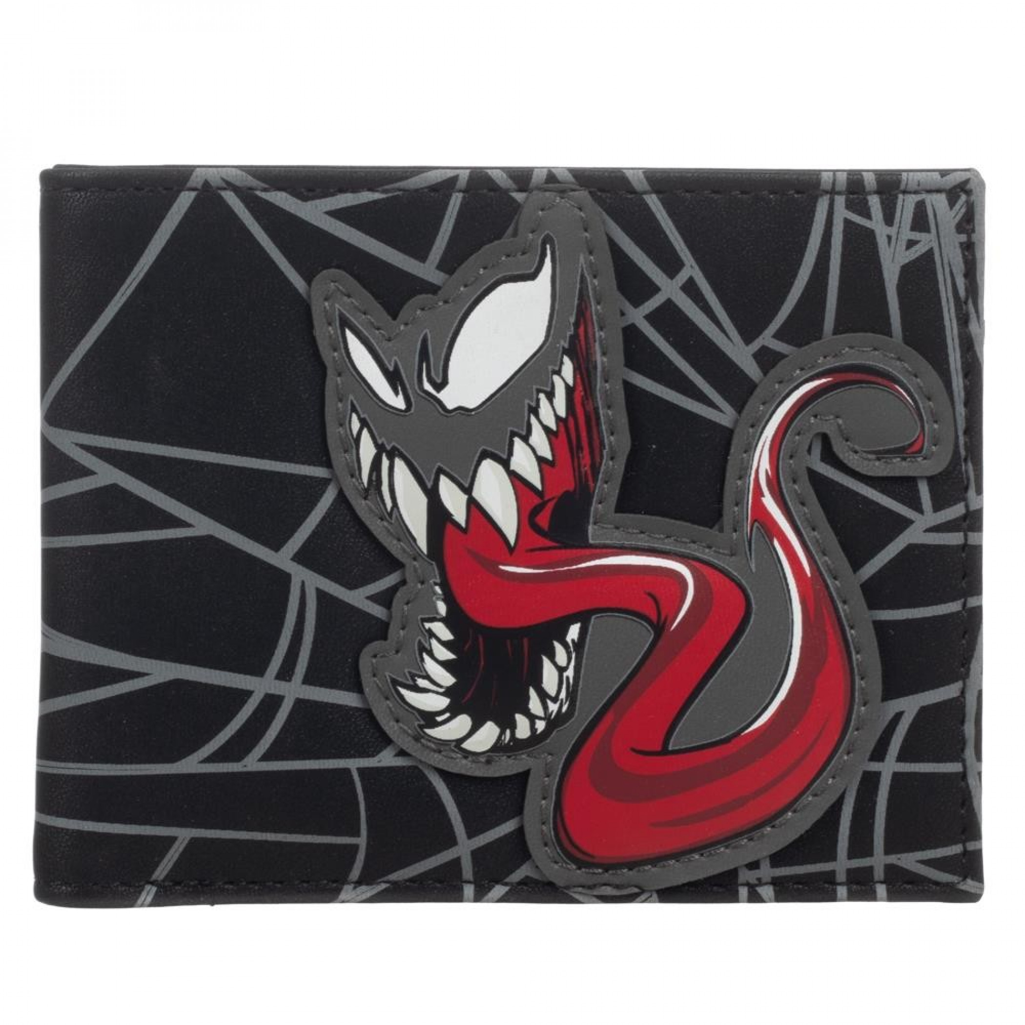 Marvel's Venom Face Bifold Wallet, Black